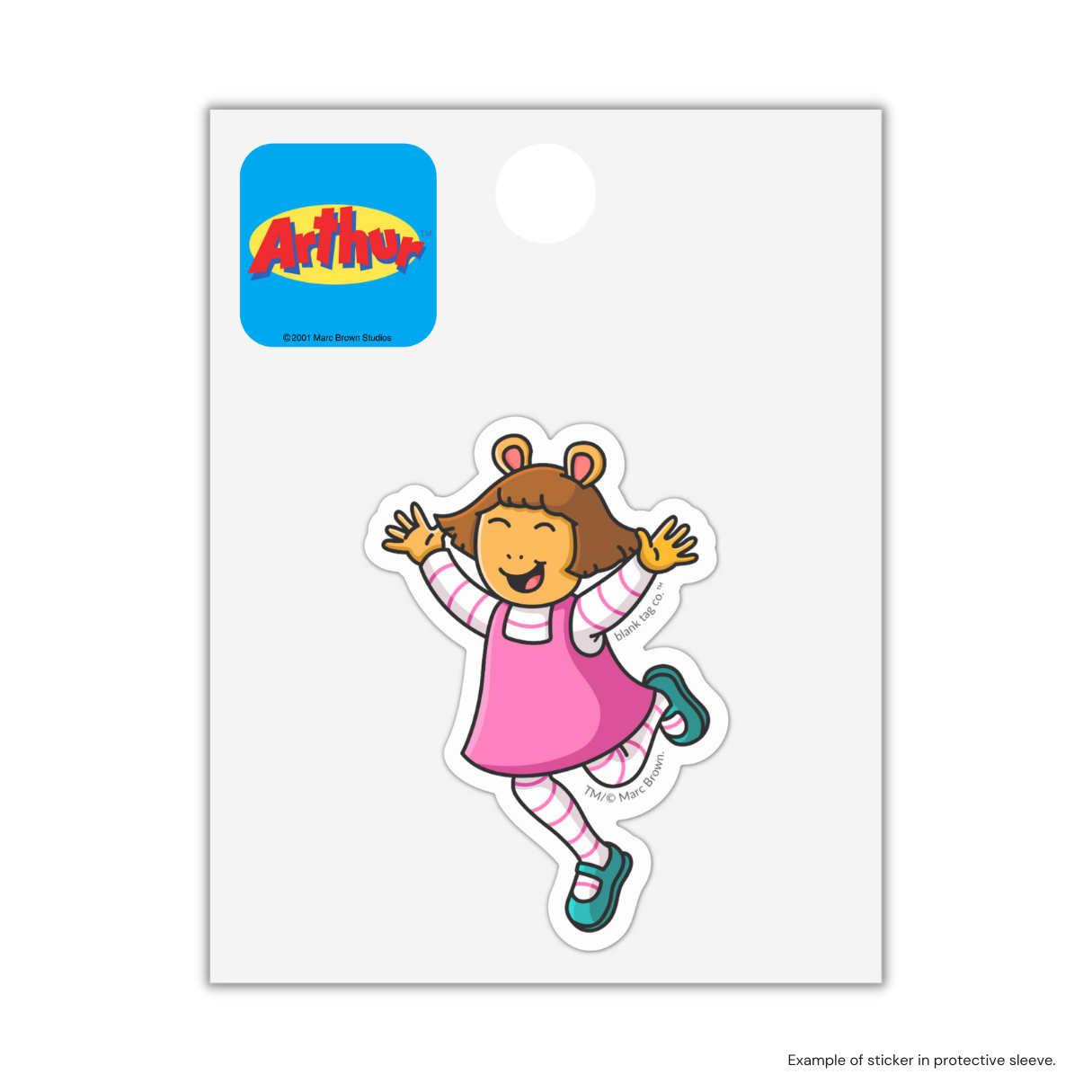 The D.W. Jumping Sticker