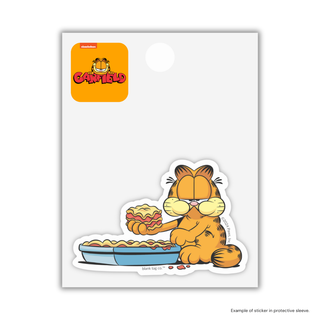 The Garfield Eating Lasagna Sticker