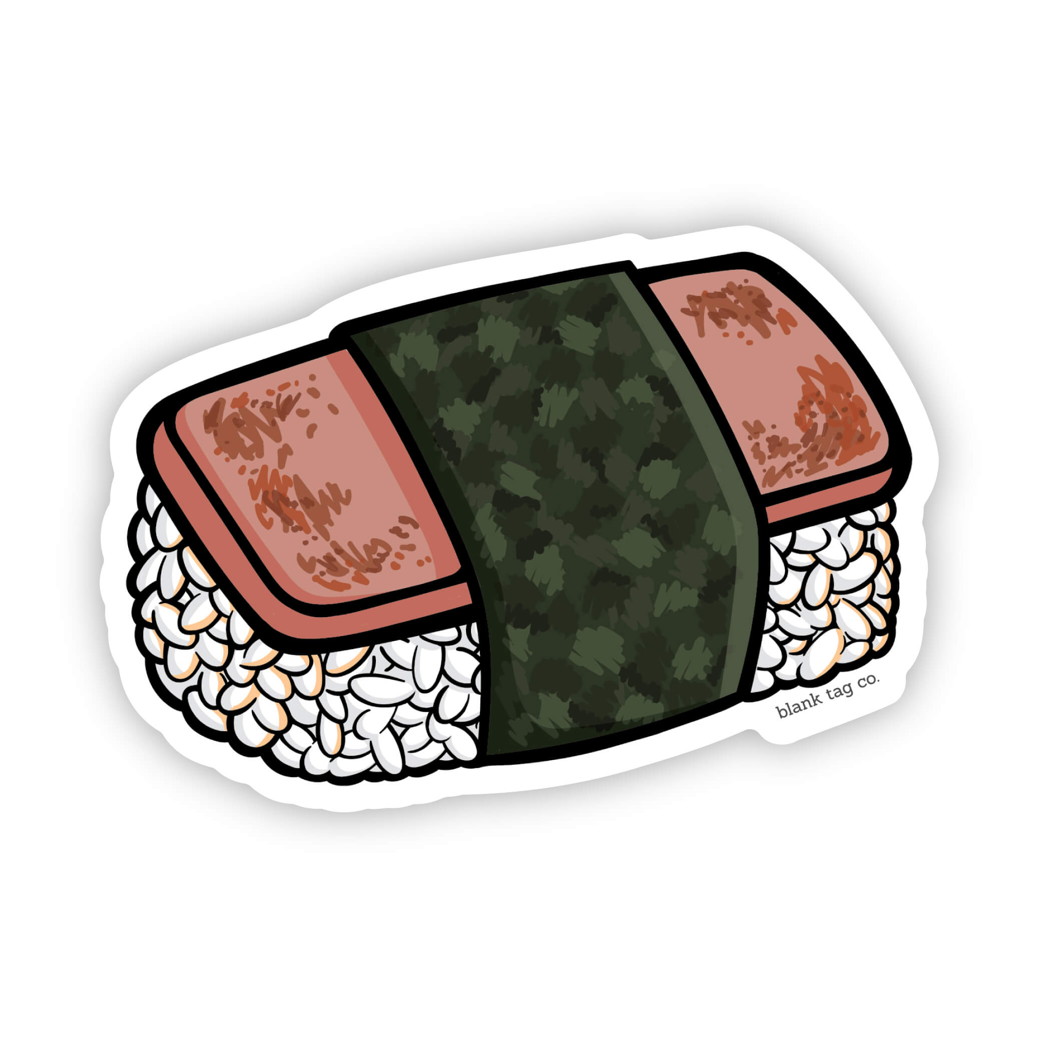 Blank Tag Co.® Musubi Waterproof Sticker