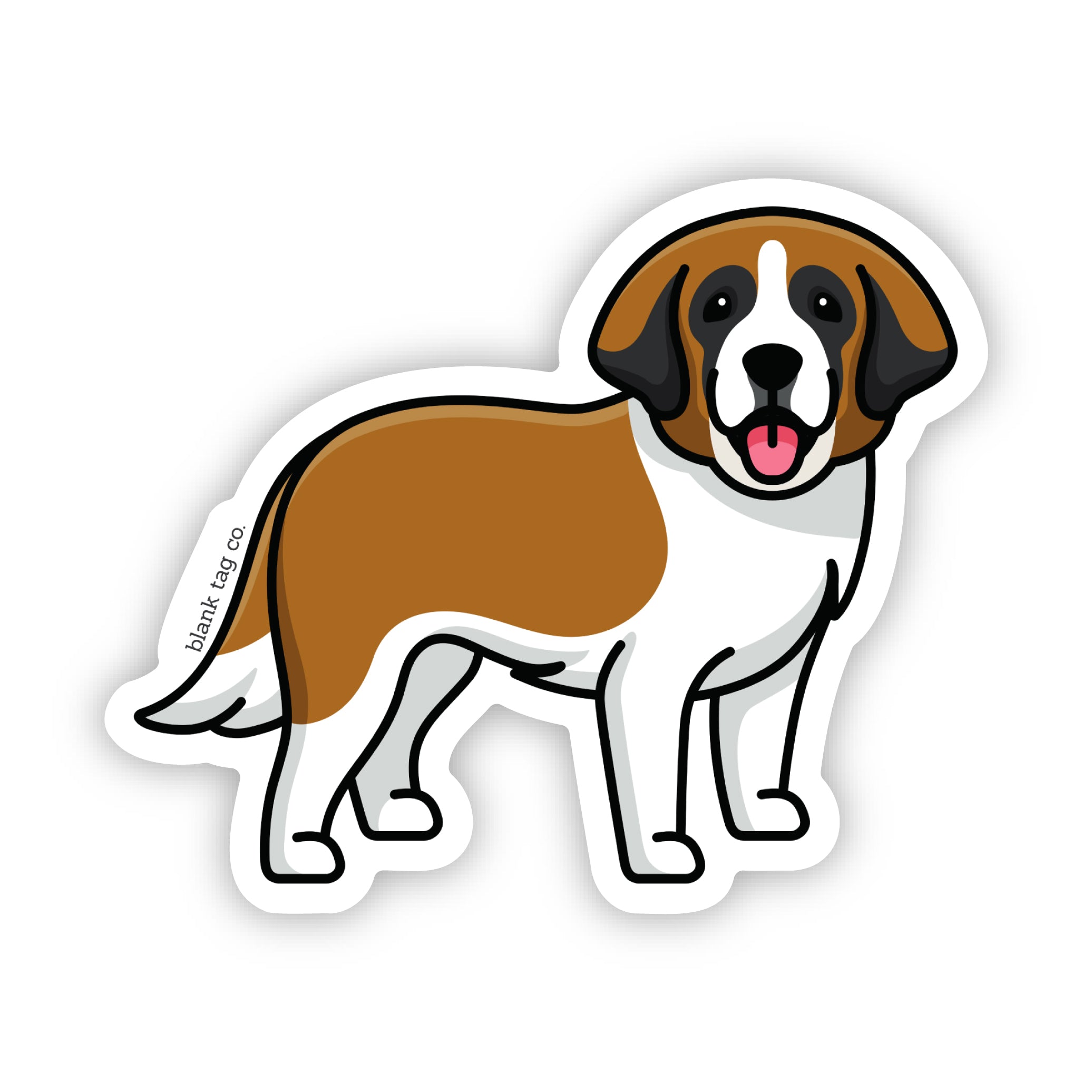 Blank Tag Co.® Waterproof St. Bernard Sticker
