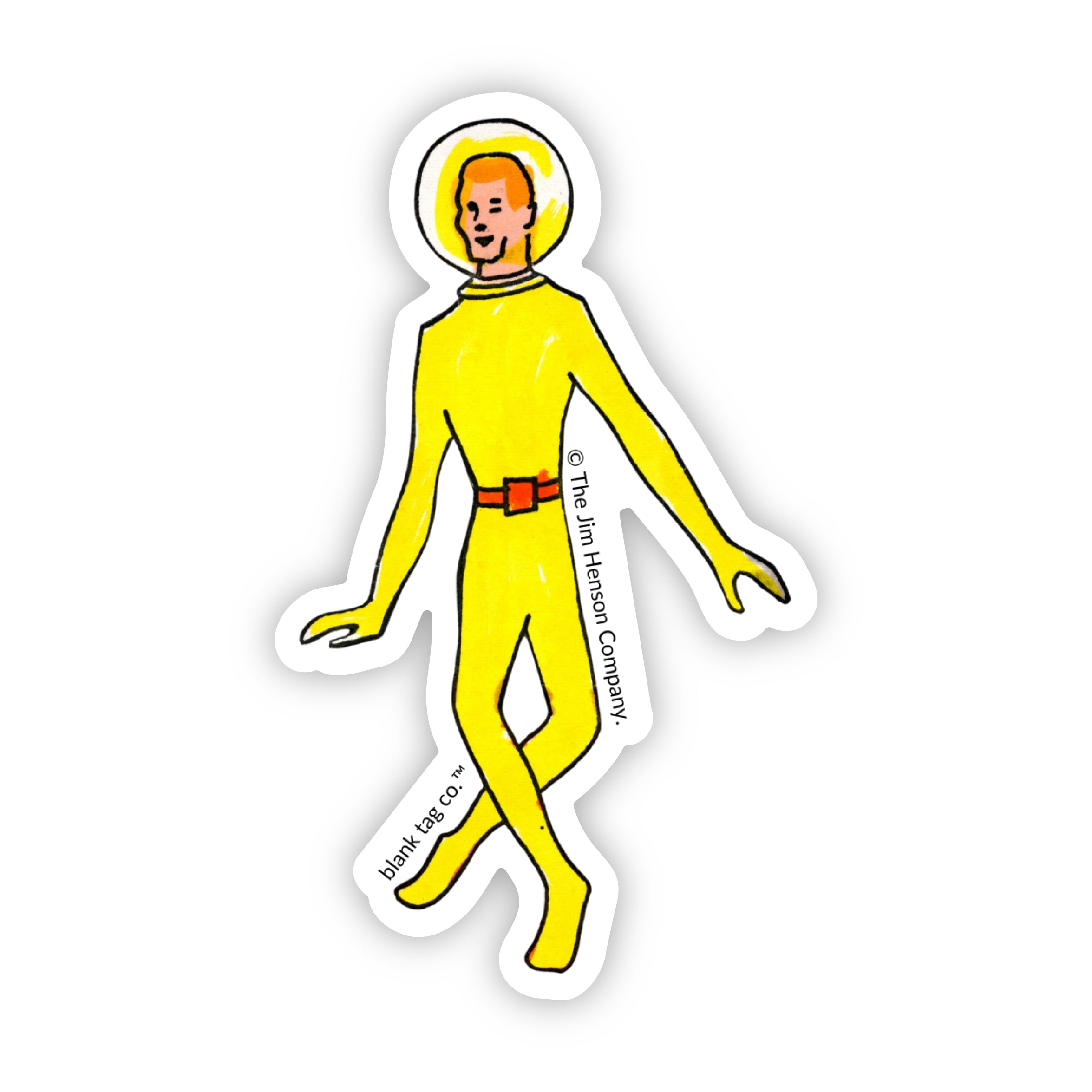 Blank Tag Co.® Waterproof Astronaut Sticker