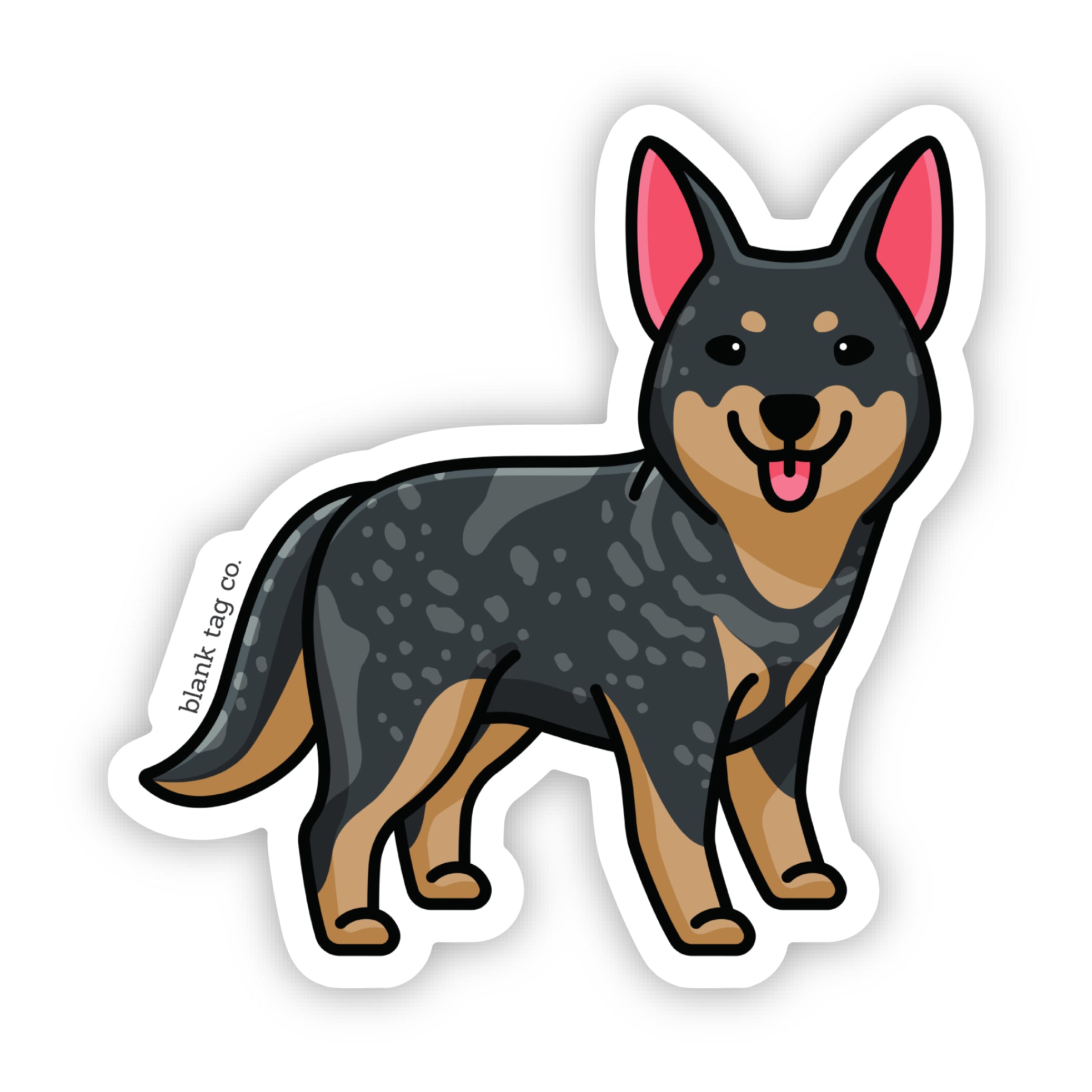 Blank Tag Co.® Waterproof Australian Cattle Dog Sticker