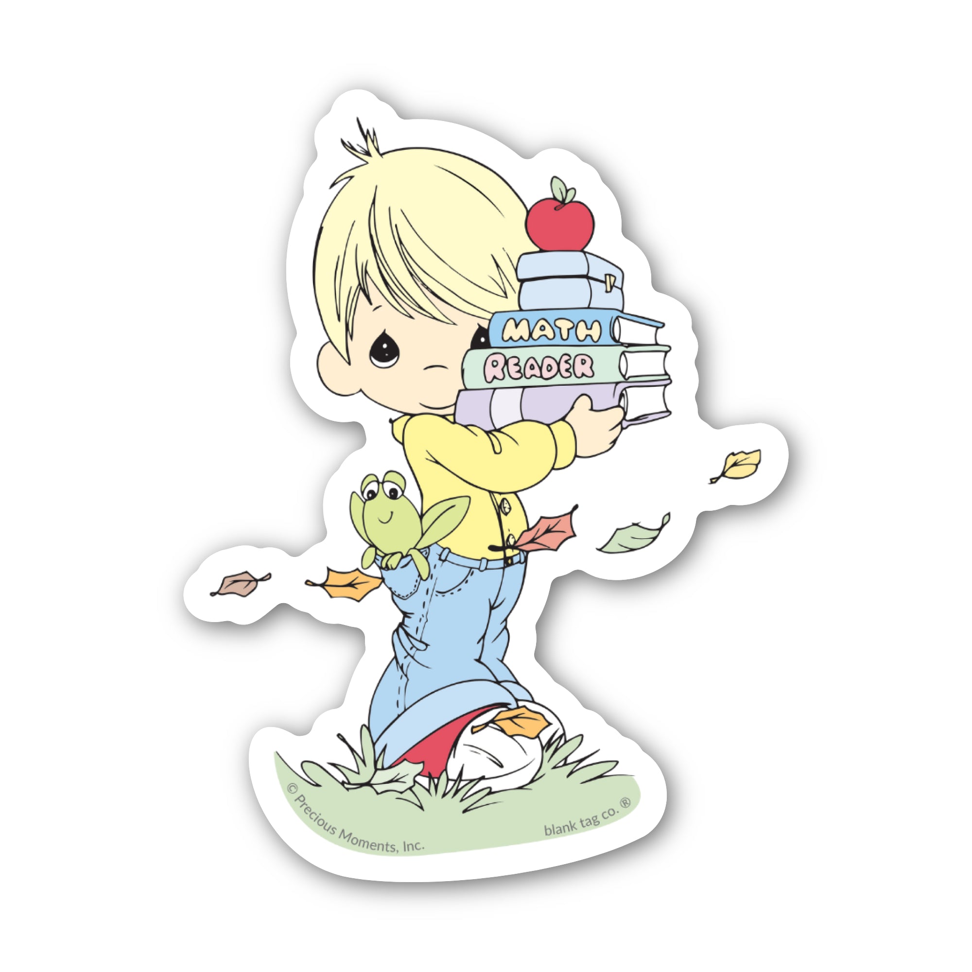 Precious Moments® Boy Going To School Sticker