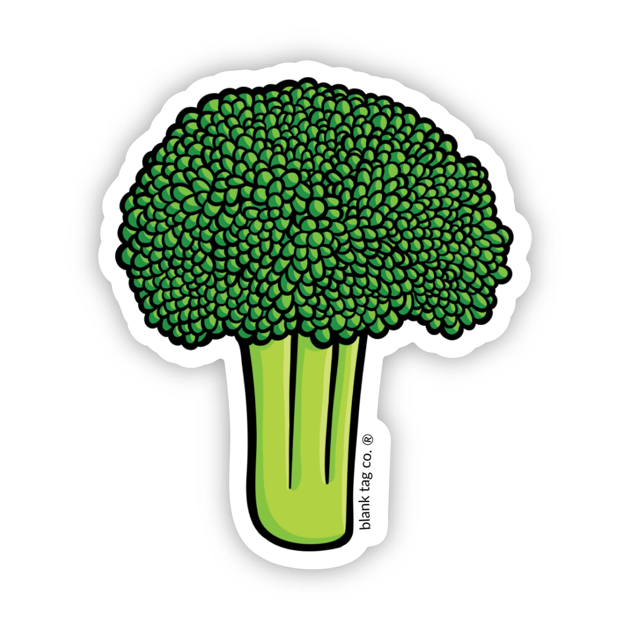 Blank Tag Co.® Waterproof Sticker - Broccoli