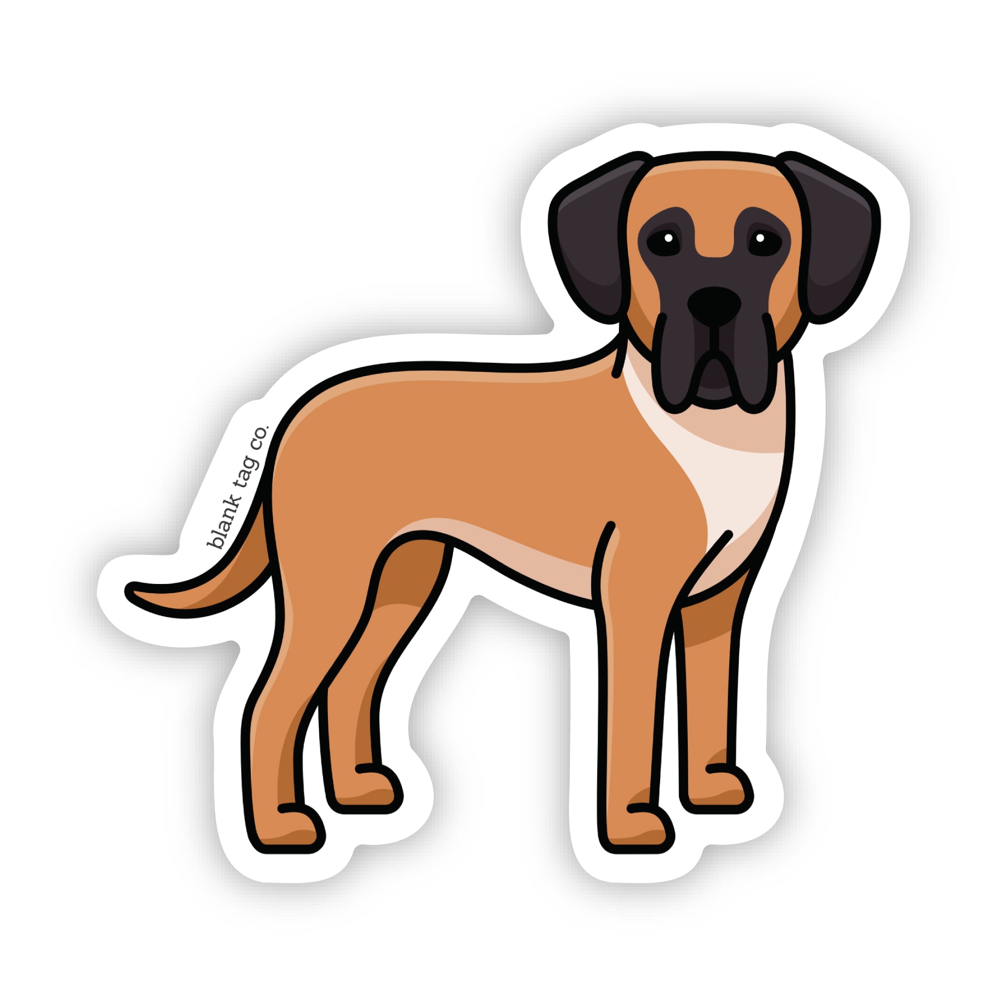 Blank Tag Co.® Waterproof Sticker - Great Dane