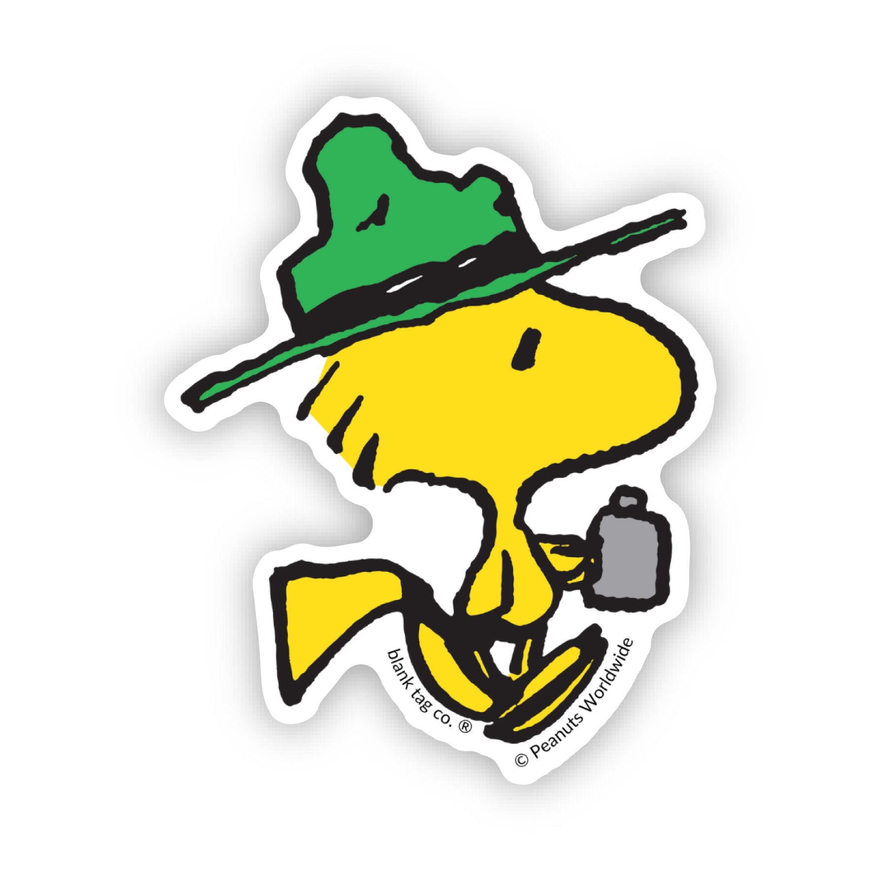 Peanuts® Camping Woodstock Waterproof Sticker