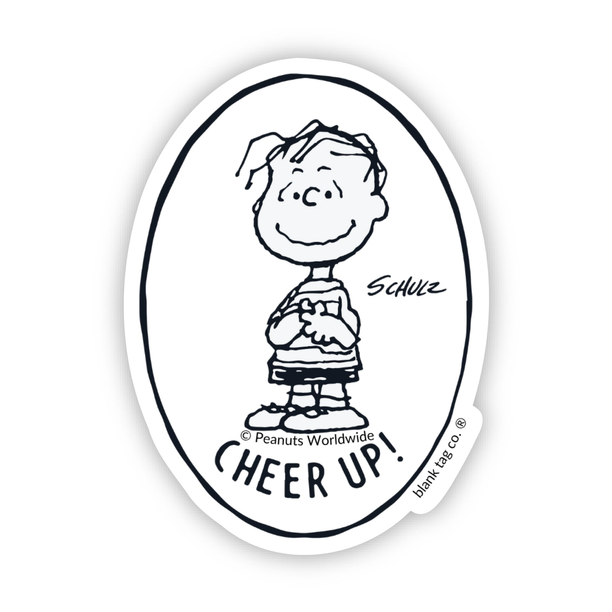 Peanuts® Cheer Up Linus Waterproof Sticker