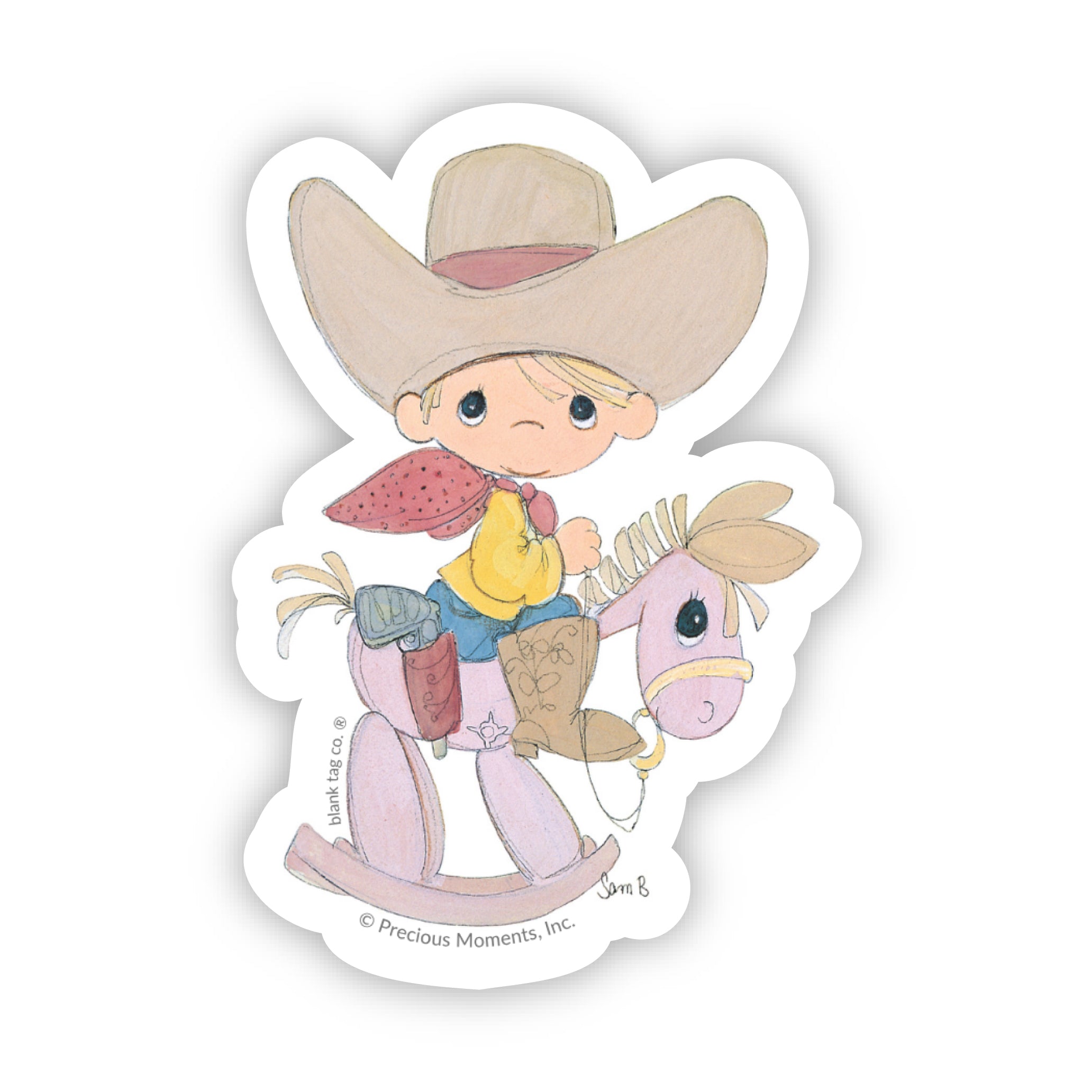 Precious MomentsĀ® Cowboy Kid Sticker