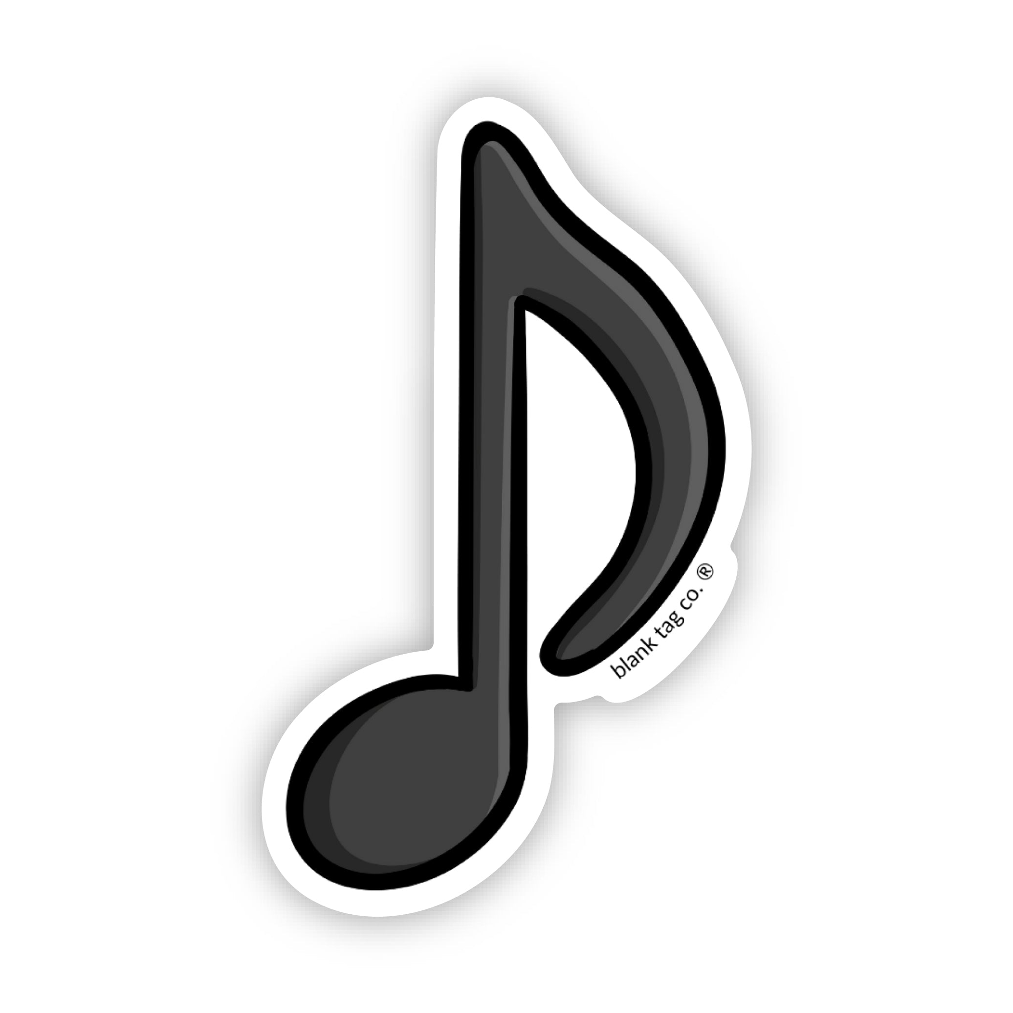 The Eighth Note Sticker