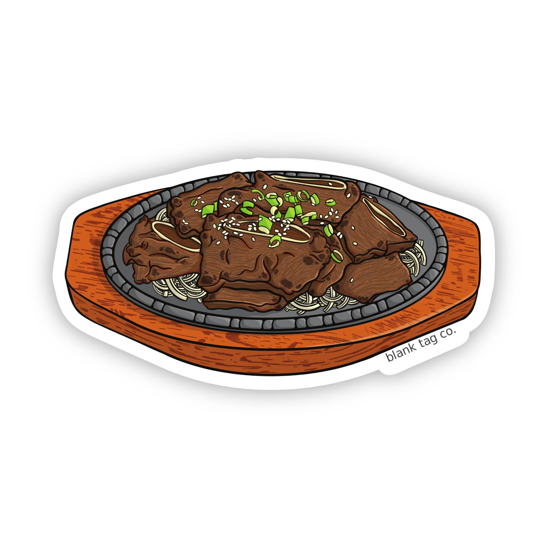 Blank Tag Co.® Waterproof Sticker - Galbi