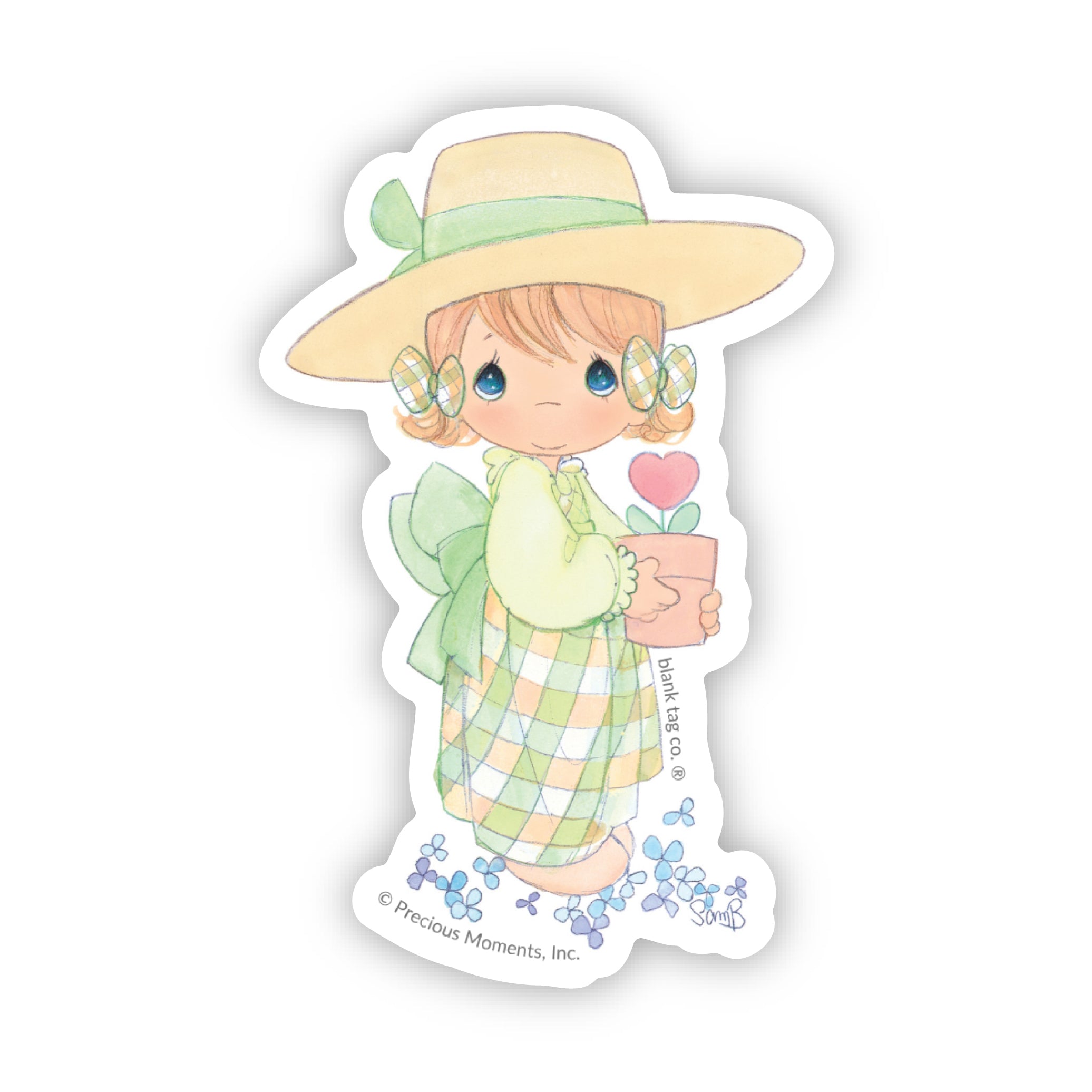 Precious MomentsĀ® Gardener Girl Sticker