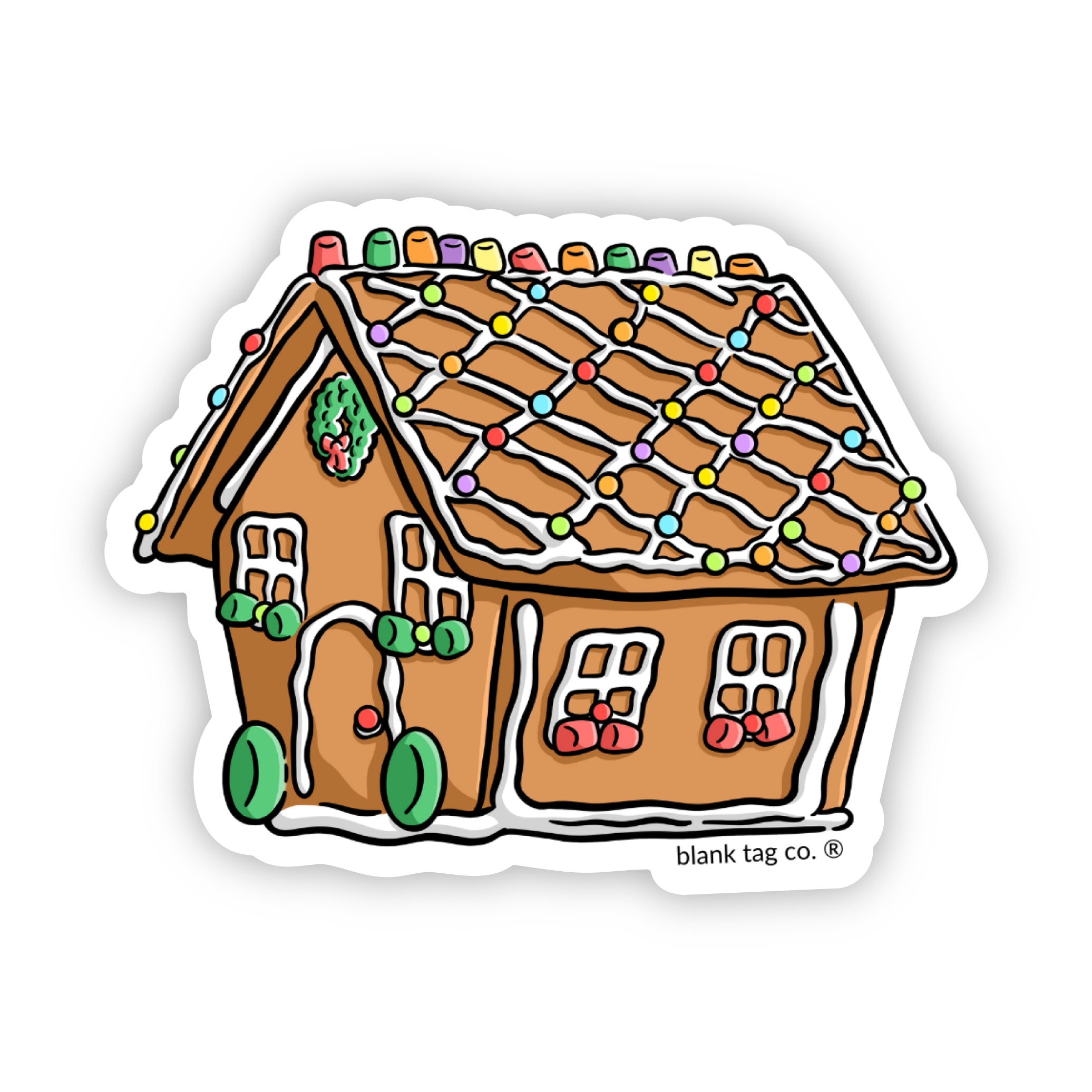 The Gingerbread House Sticker