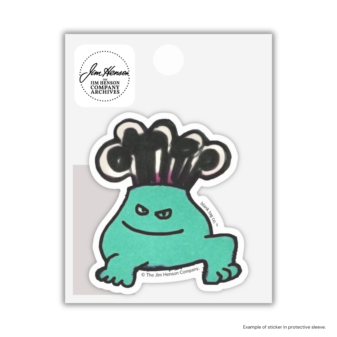 The Green Alien Sticker