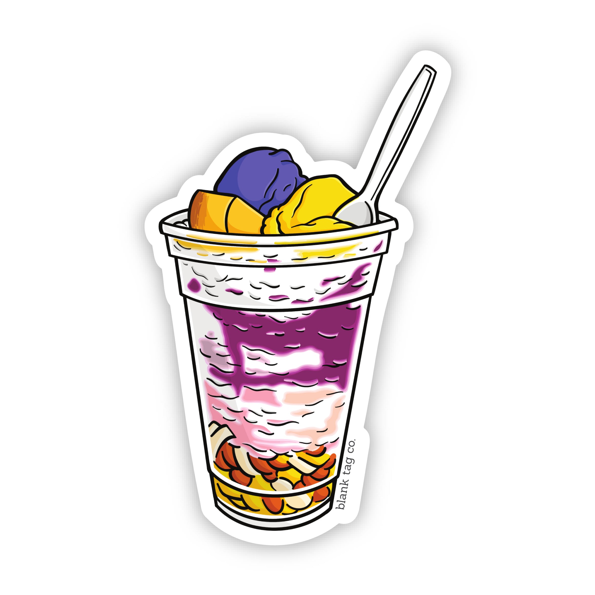 Blank Tag Co.® Halo Halo Waterproof Sticker