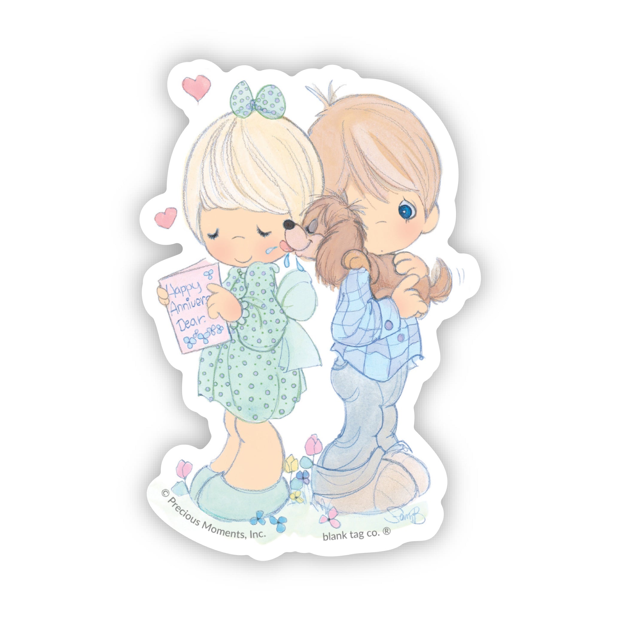 Precious MomentsĀ® Happy Anniversary Sticker