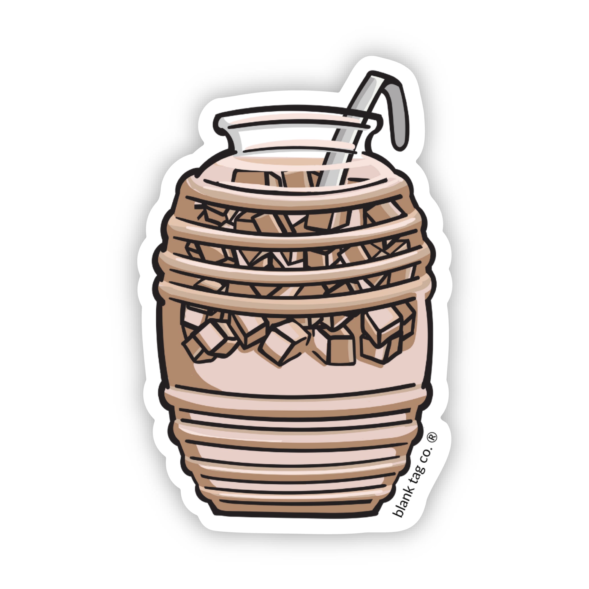 Blank Tag Co.® Horchata Agua Fresca Waterproof Sticker