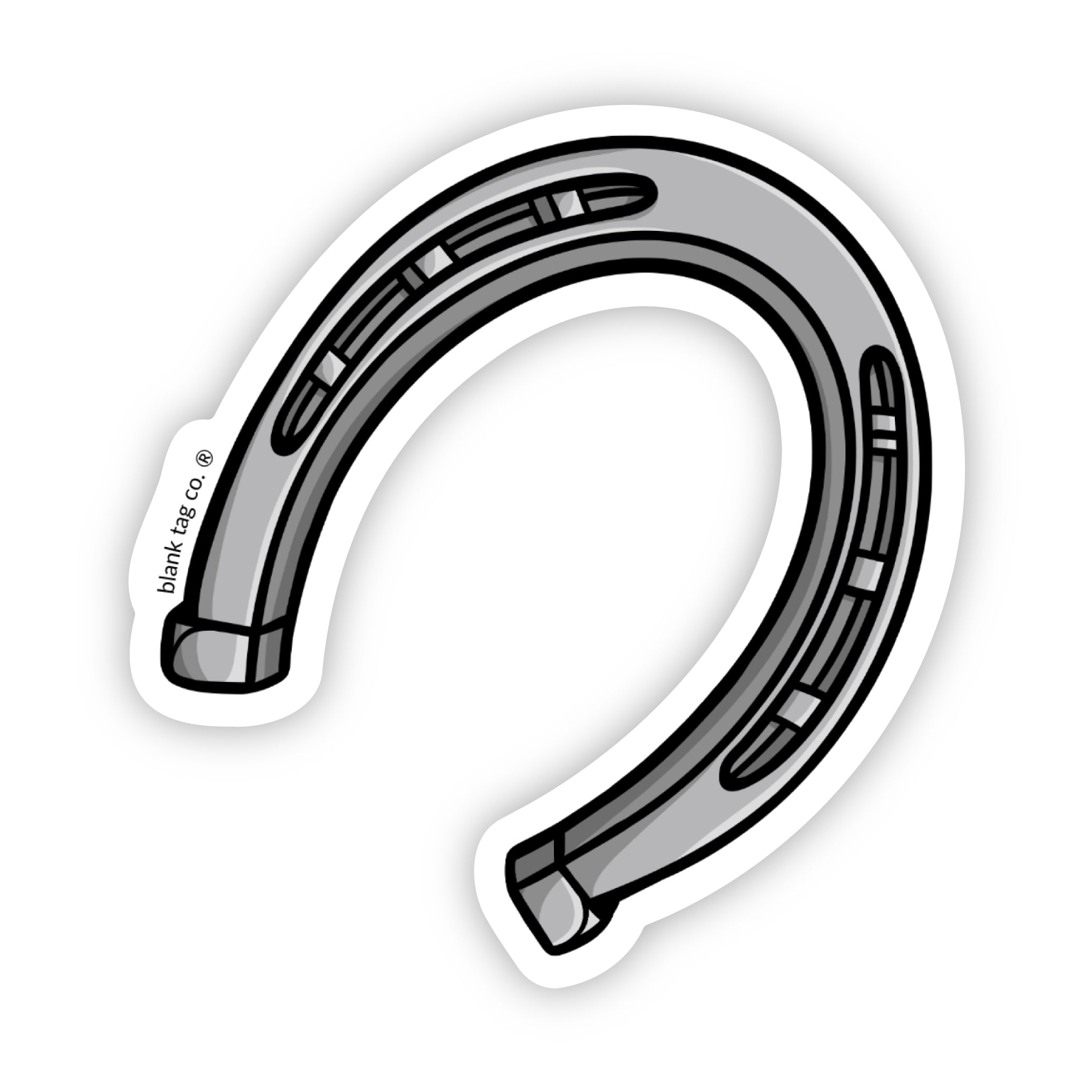 Blank Tag Co.® Waterproof Sticker - Horseshoe