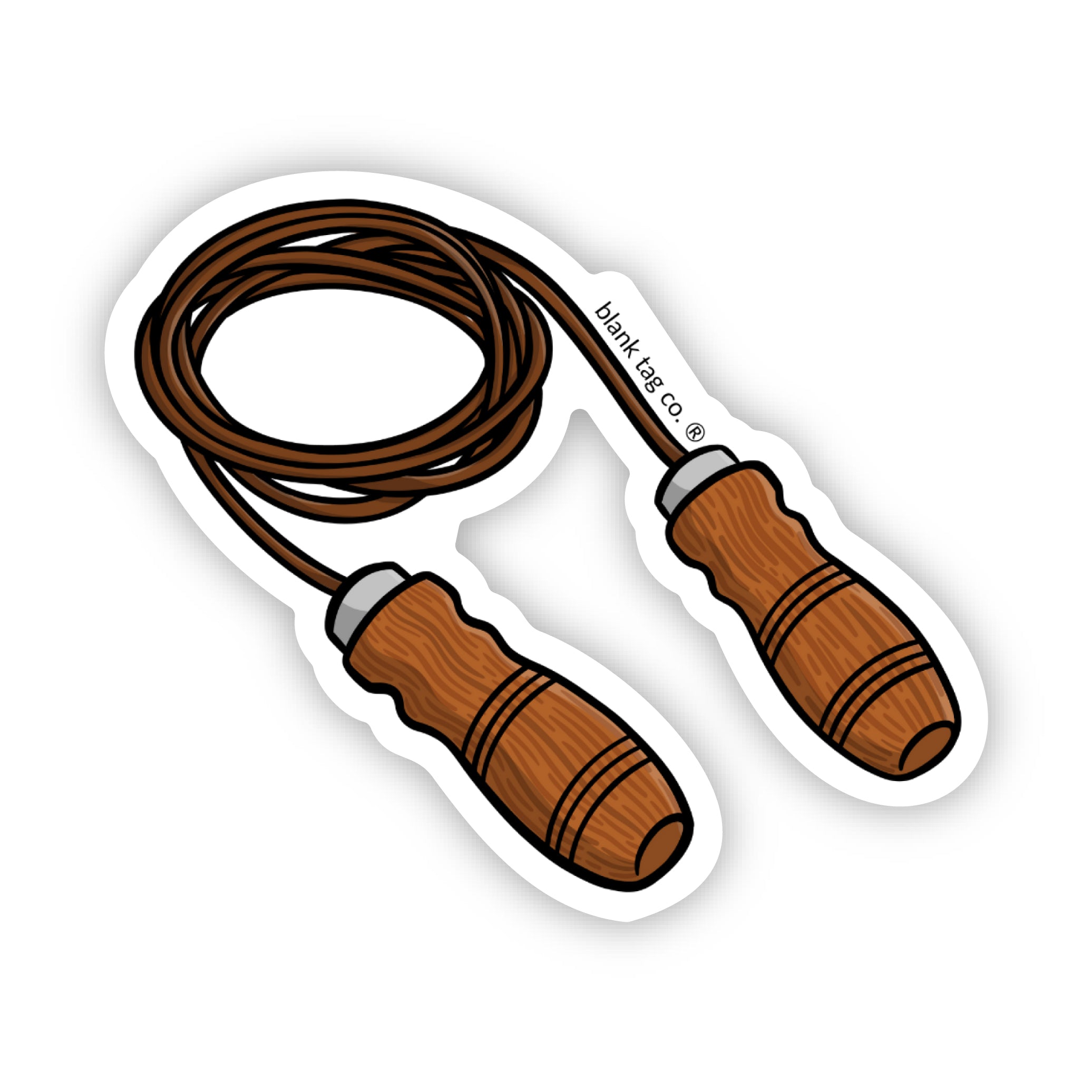 Blank Tag Co.® Jump Rope Waterproof Sticker