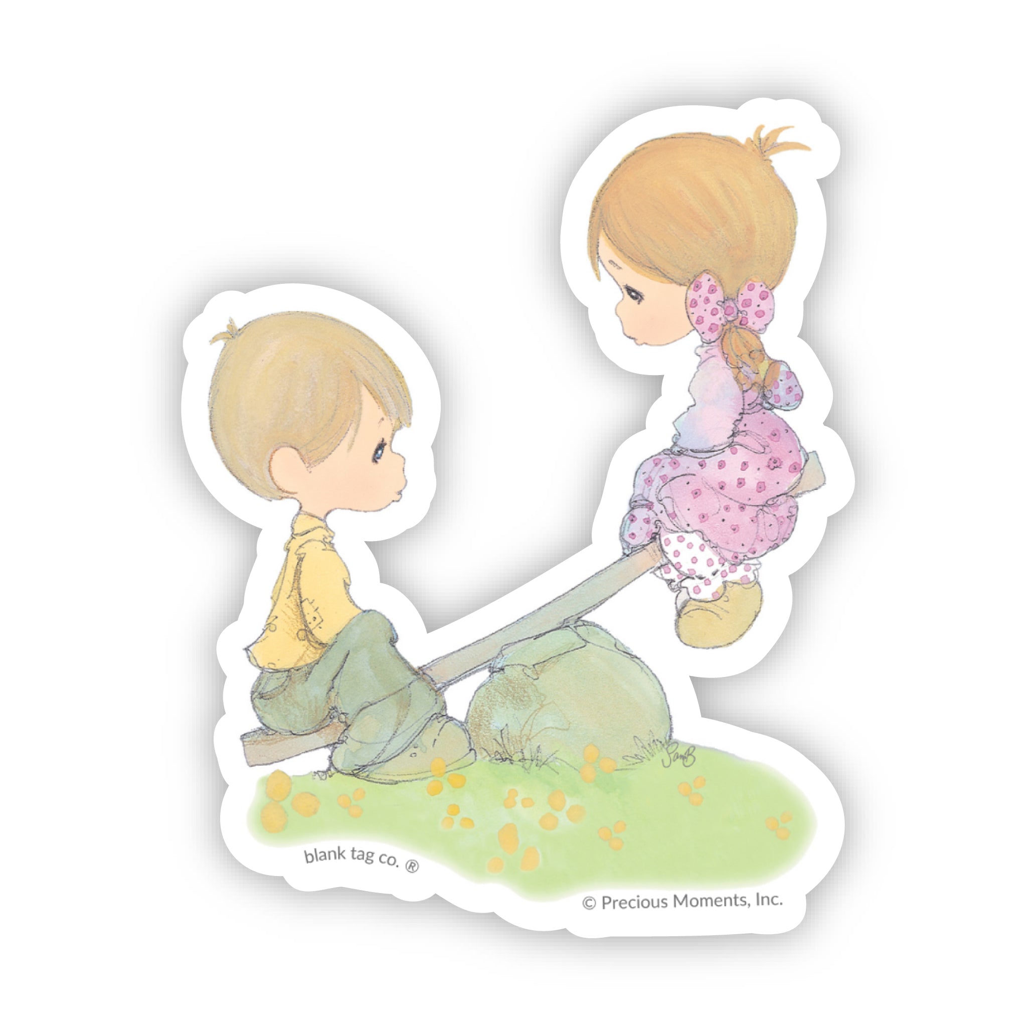Precious MomentsĀ® Kids On Seesaw Sticker