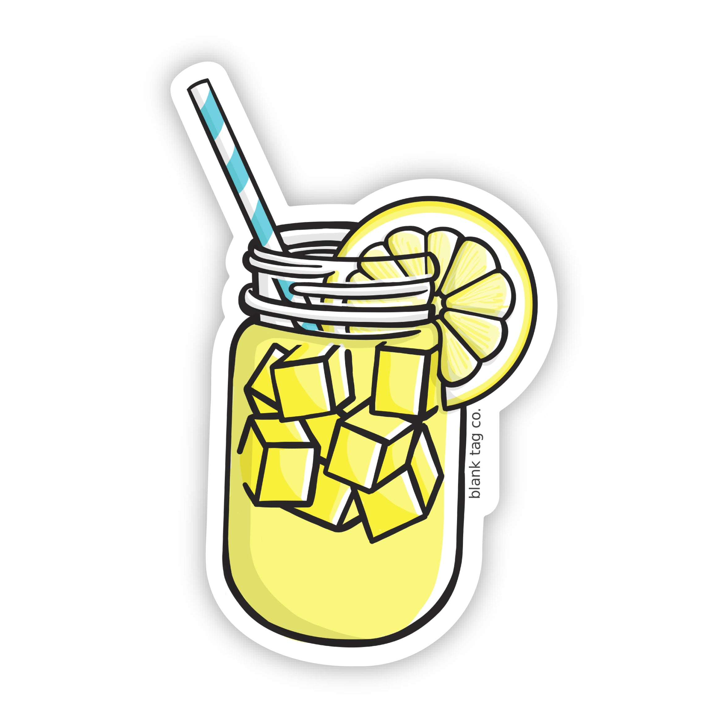 Blank Tag Co.® Waterproof Sticker - Lemonade