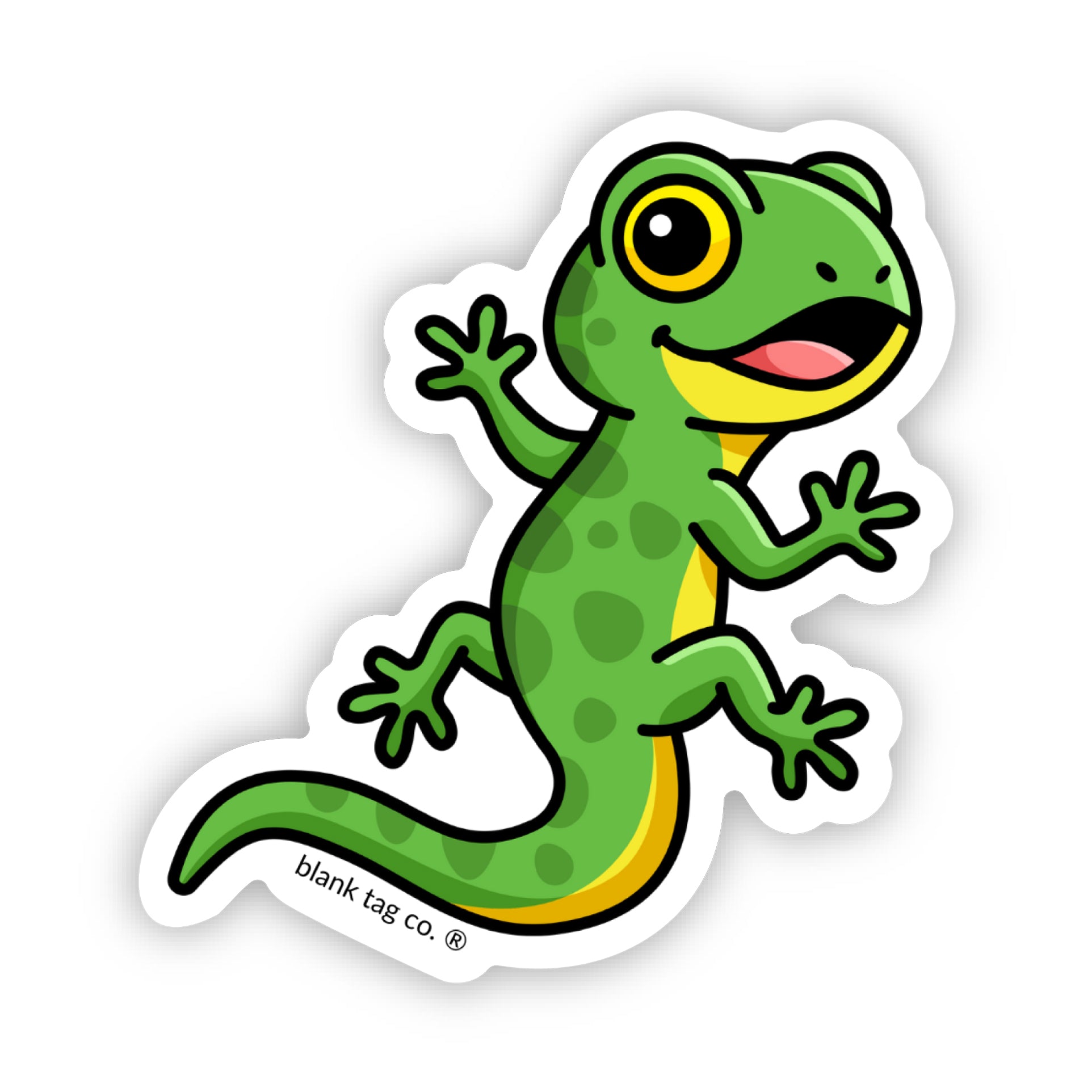 Blank Tag Co.® Lizard Waterproof Sticker