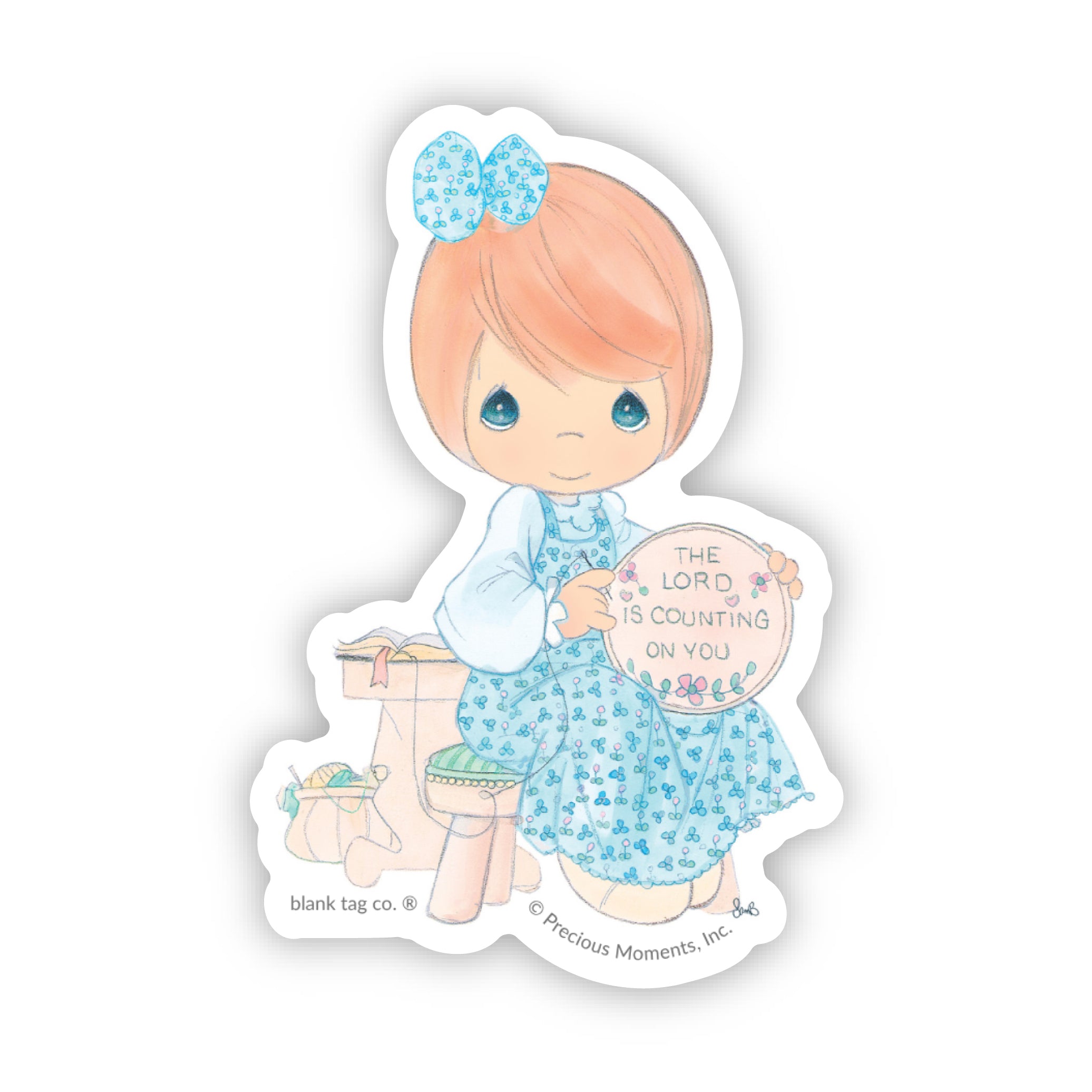 Precious Moments® Lord is Counting On You Sticker