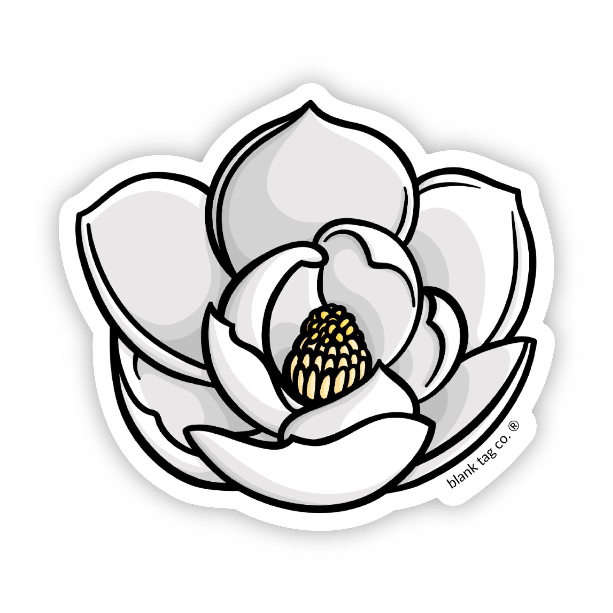 Blank Tag Co.® Waterproof Sticker - Magnolia