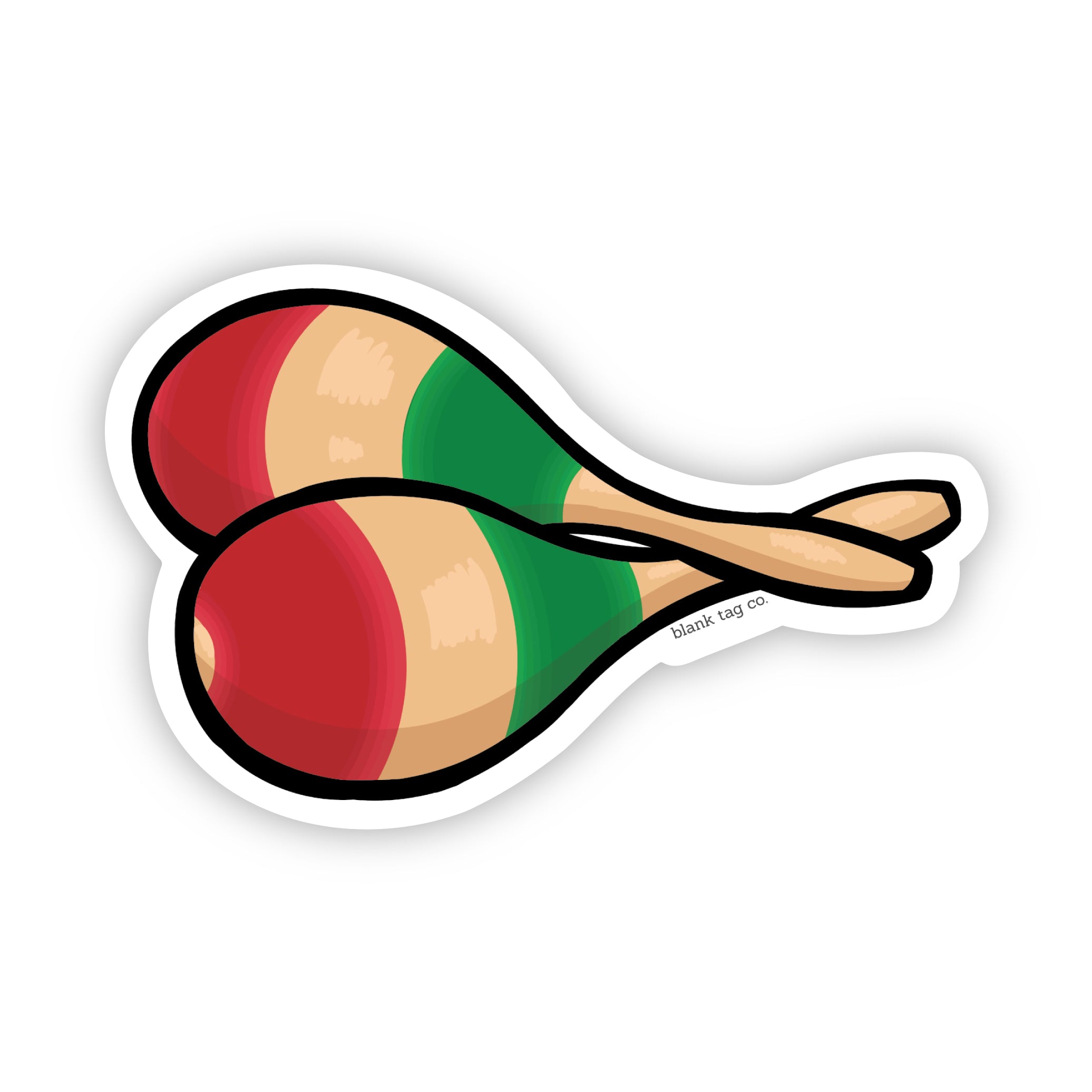 Blank Tag Co.® Waterproof Sticker - Maracas