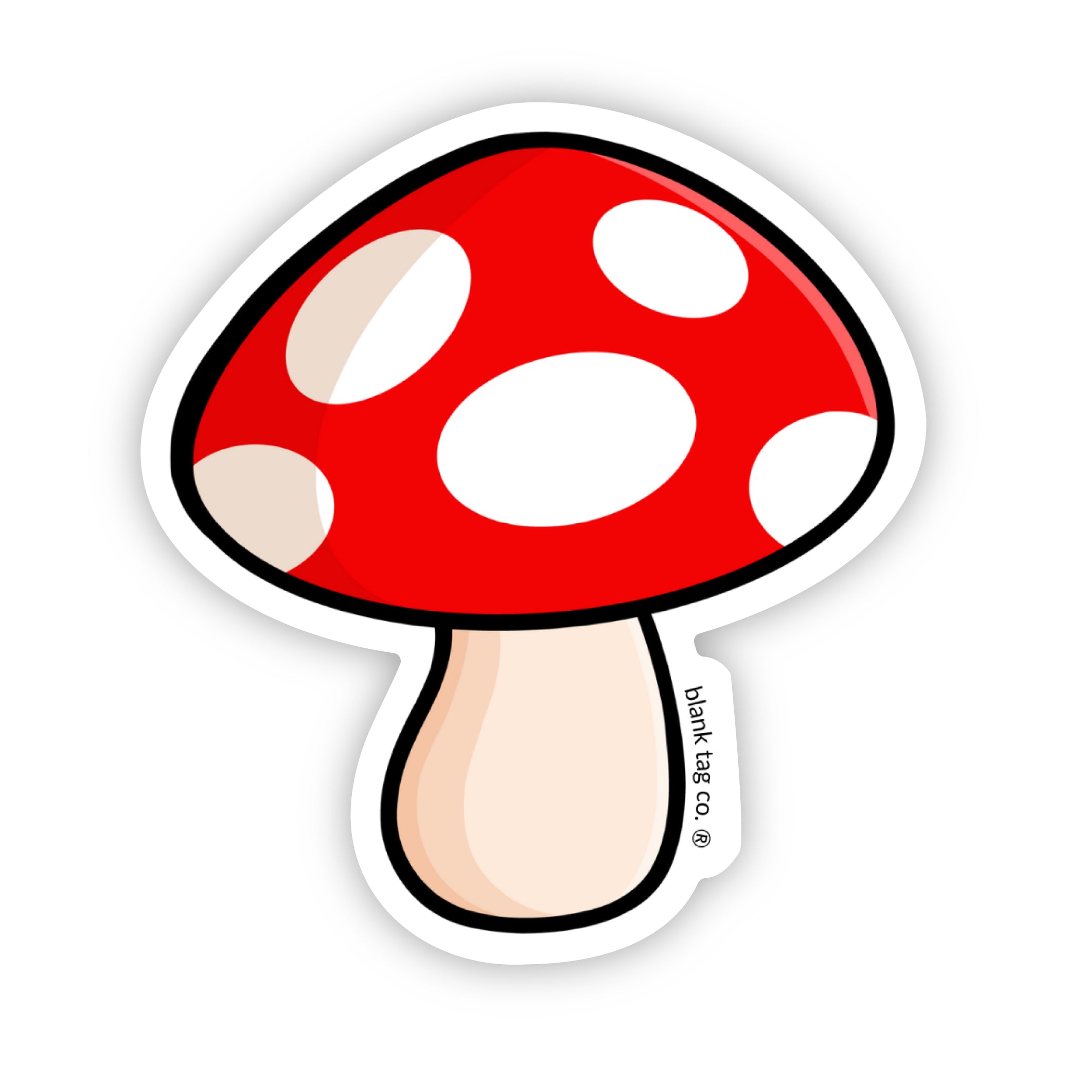 Blank Tag Co.® Mushroom Waterproof Sticker