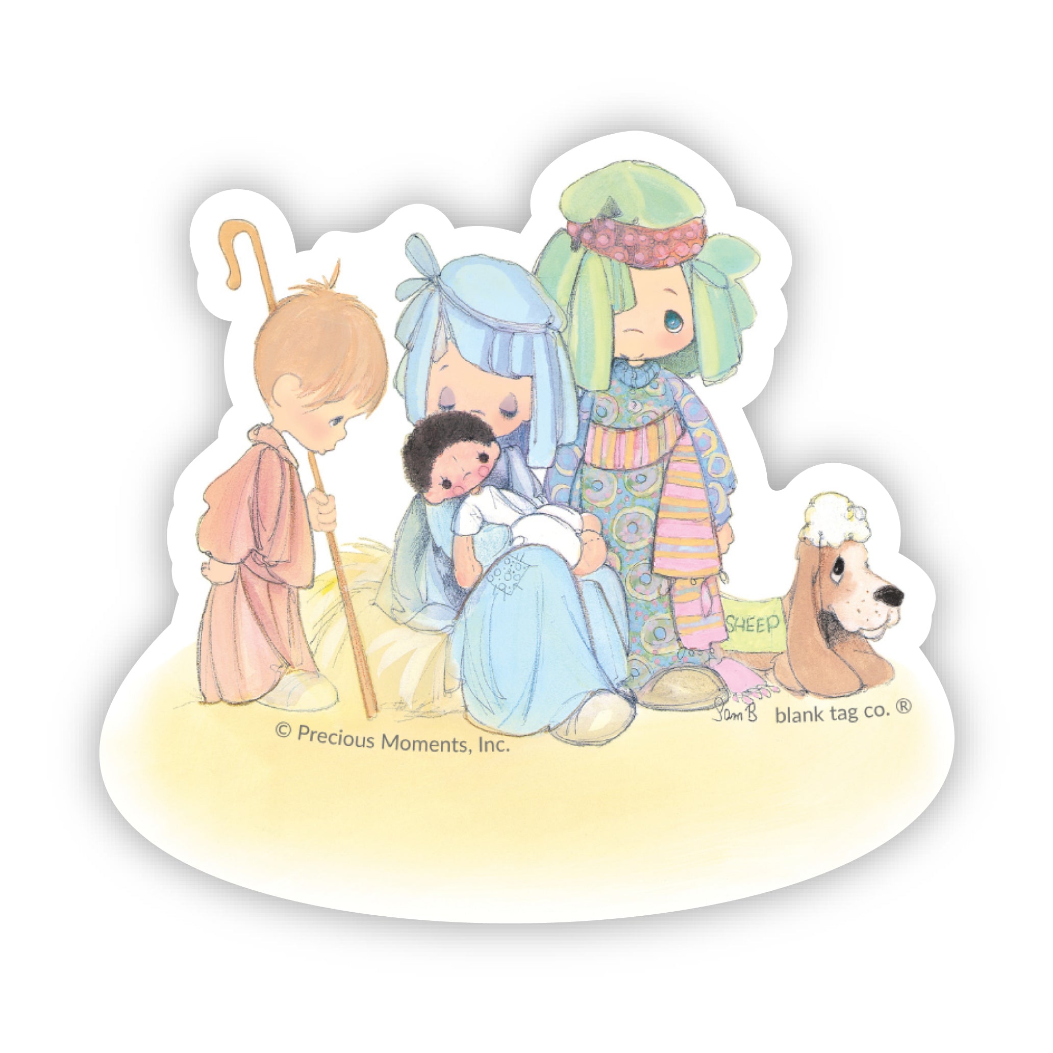 Precious Moments® Nativity Scene Sticker