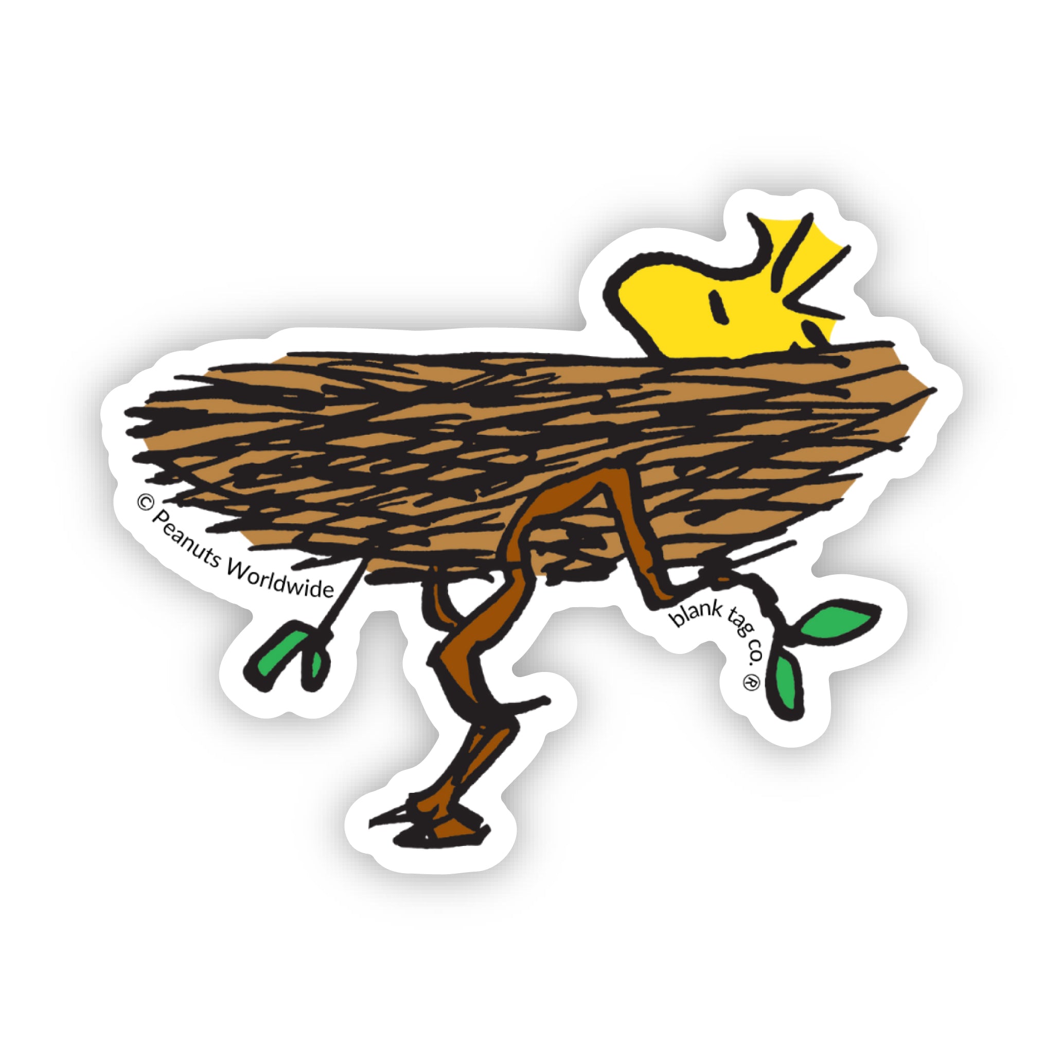 Peanuts® Nesting Woodstock Waterproof Sticker