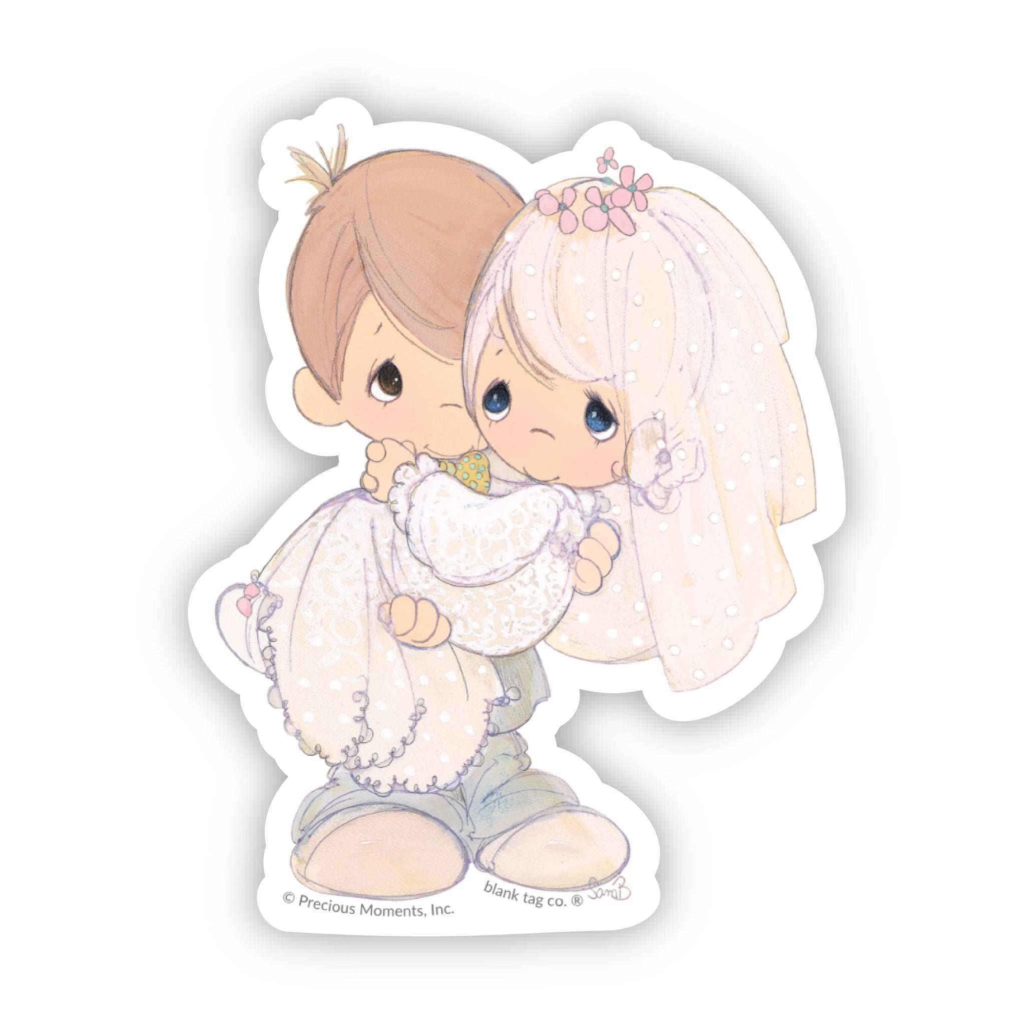 Precious MomentsĀ® Newlyweds Sticker