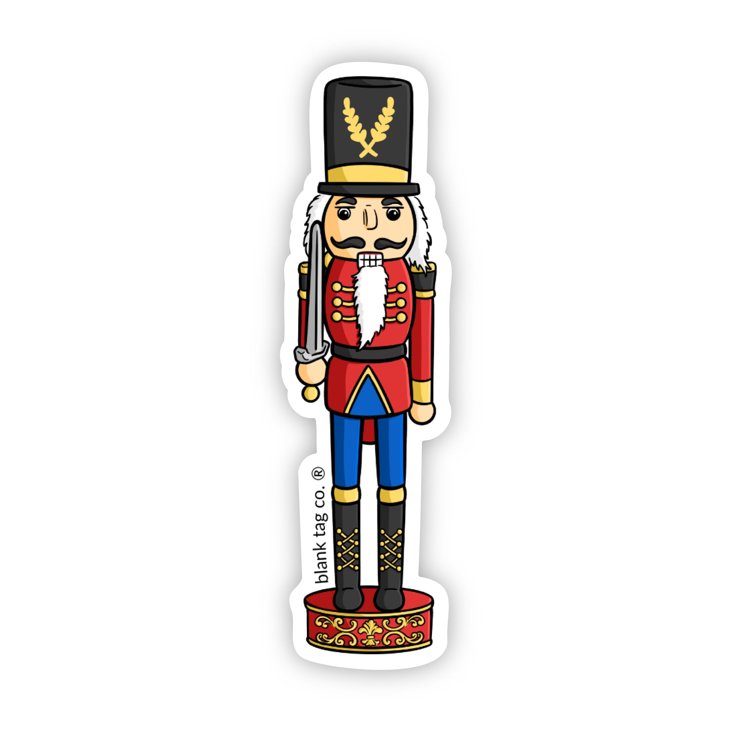 Blank Tag Co.® Waterproof Sticker - Nutcracker