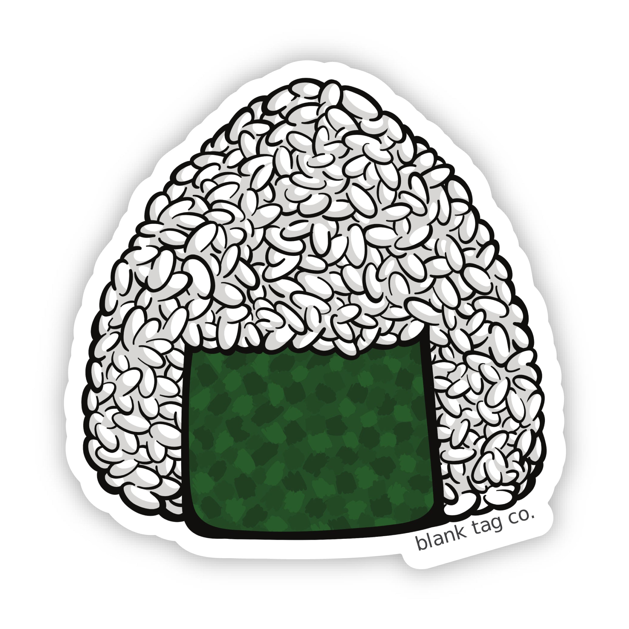 Blank Tag Co.® Waterproof Sticker - Onigiri