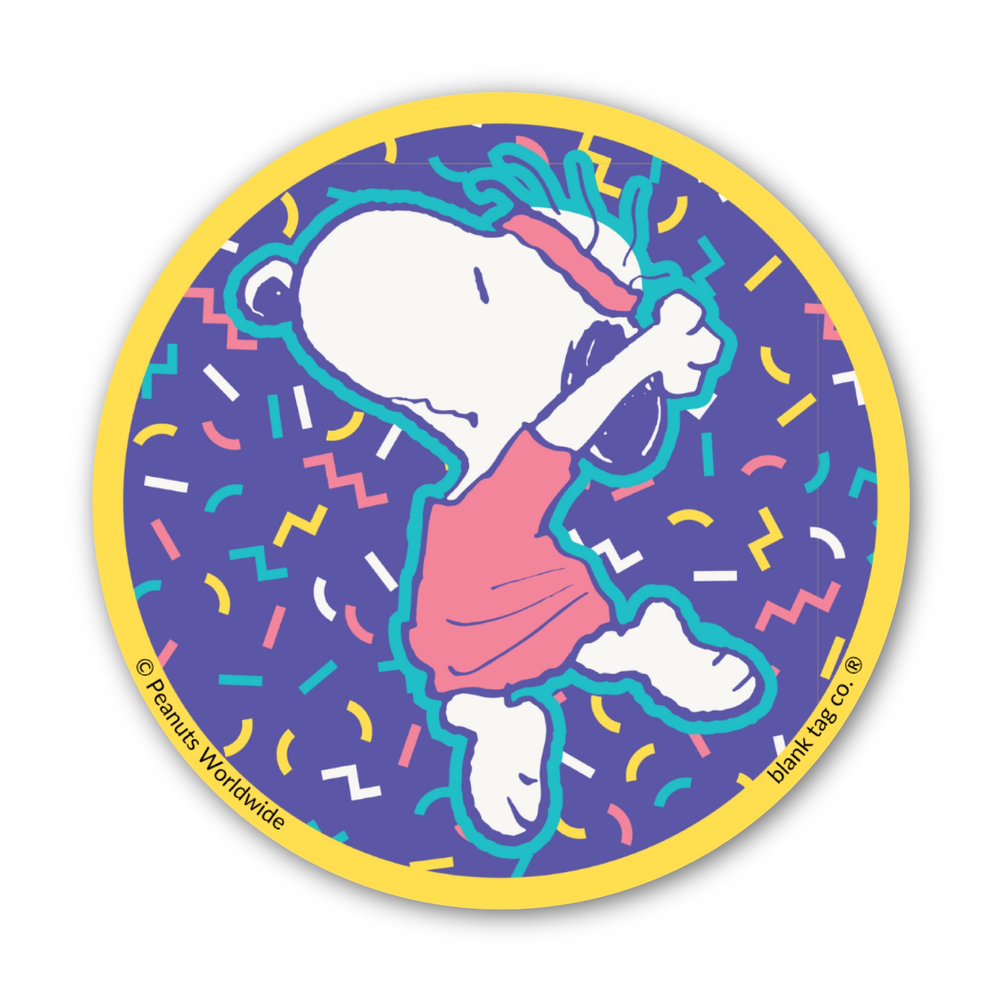 Peanuts® Party Animal Waterproof Sticker