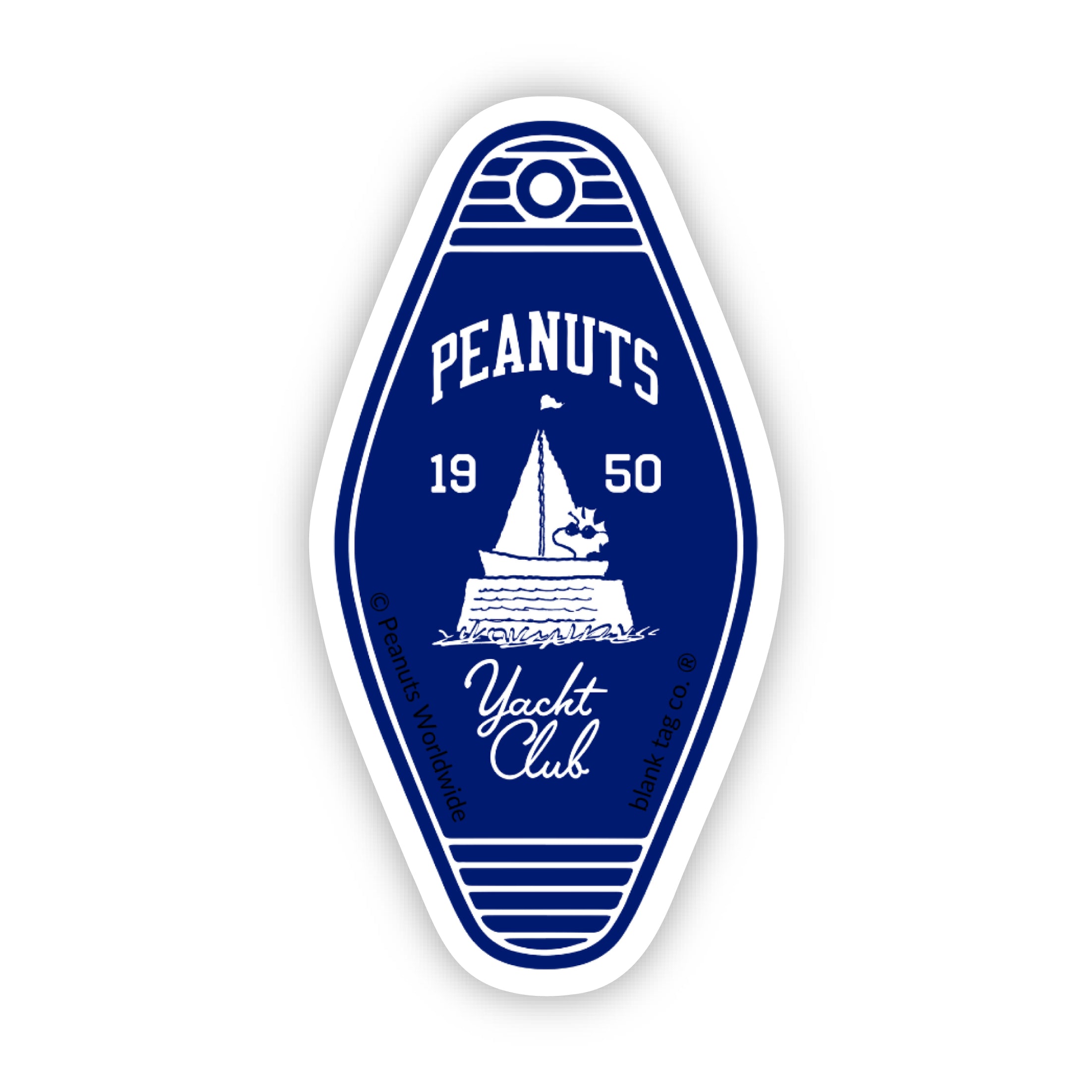 Peanuts® Peanuts Yacht Club Waterproof Sticker
