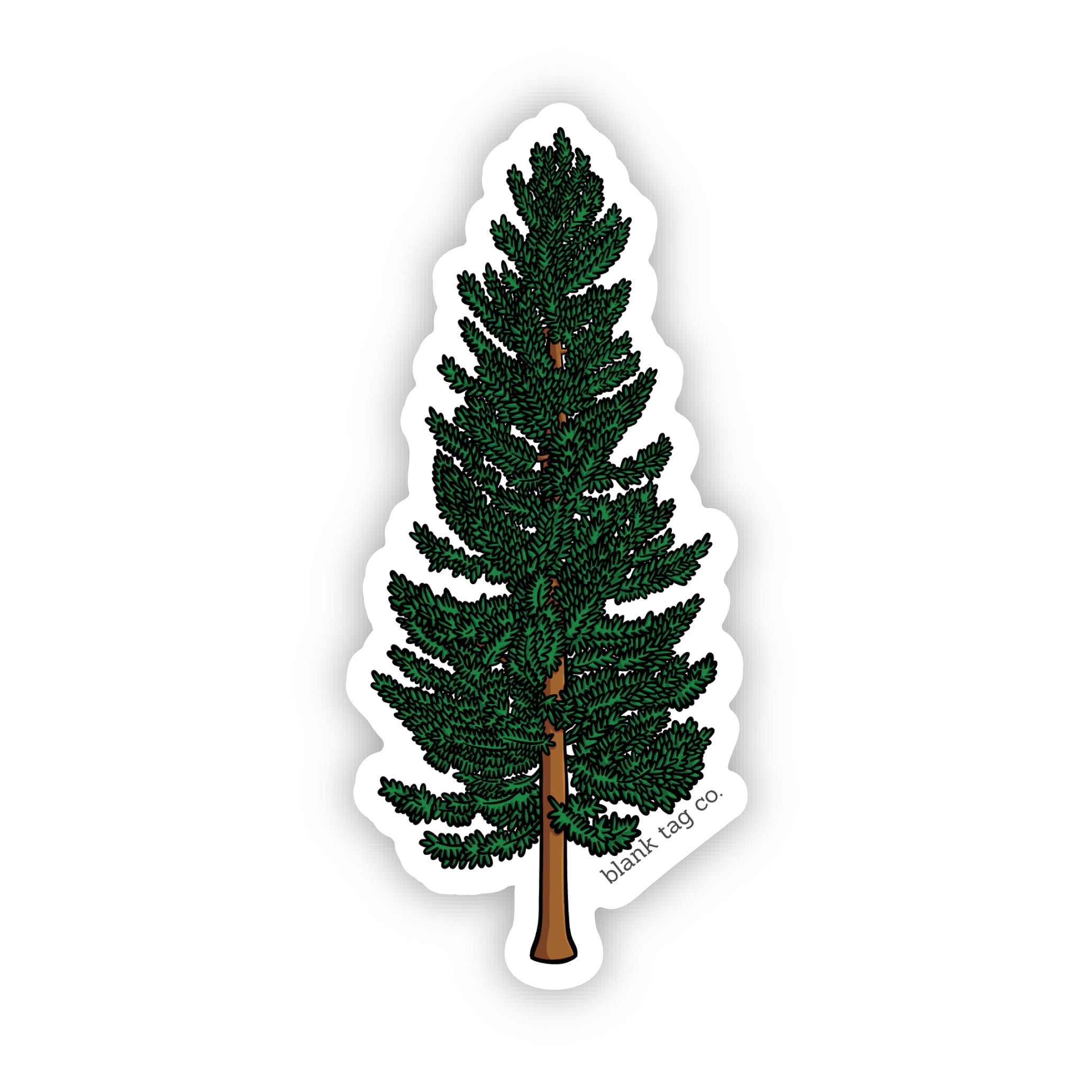 Blank Tag Co.® Waterproof Sticker - Pine Tree