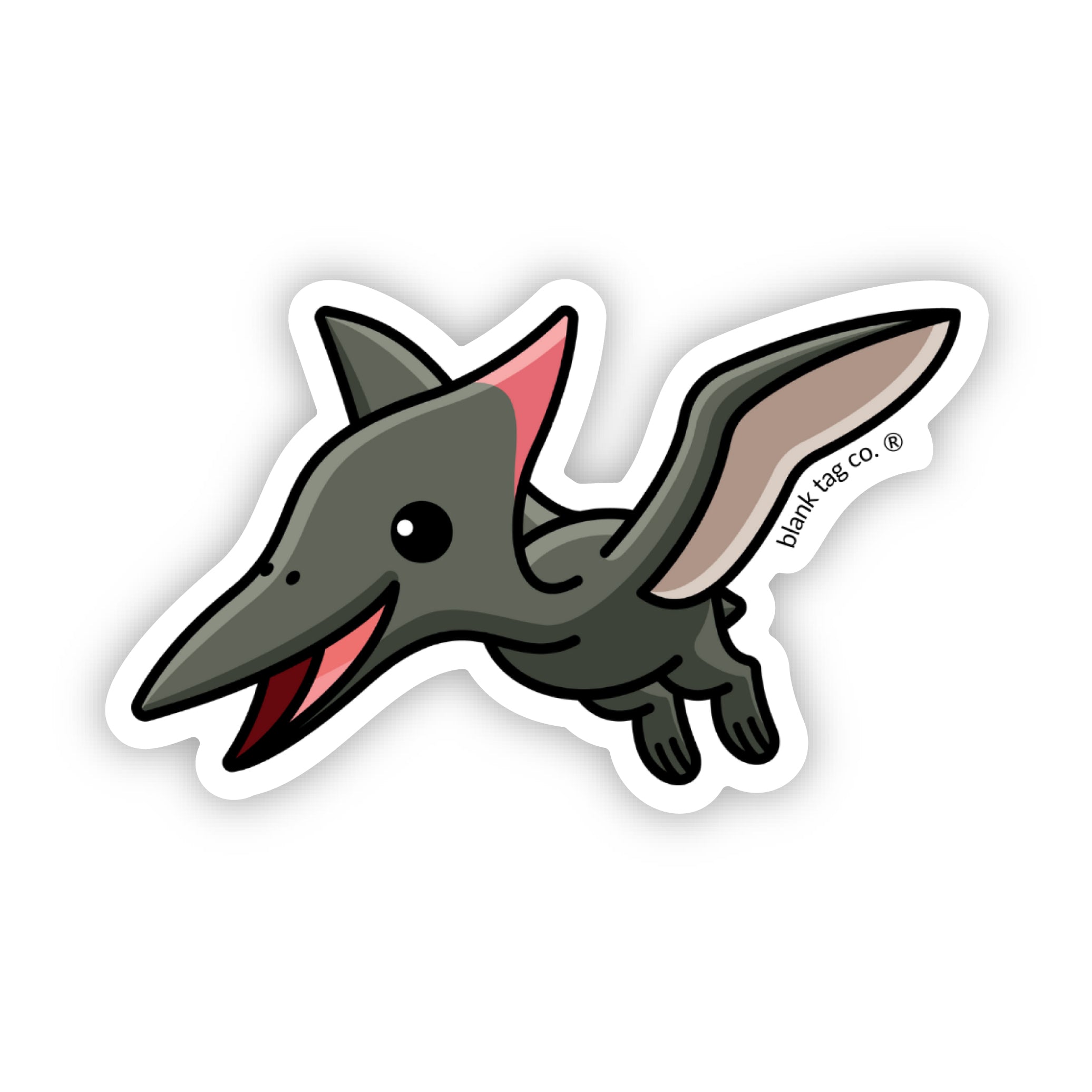 Blank Tag Co.® Pterodactyl Waterproof Sticker