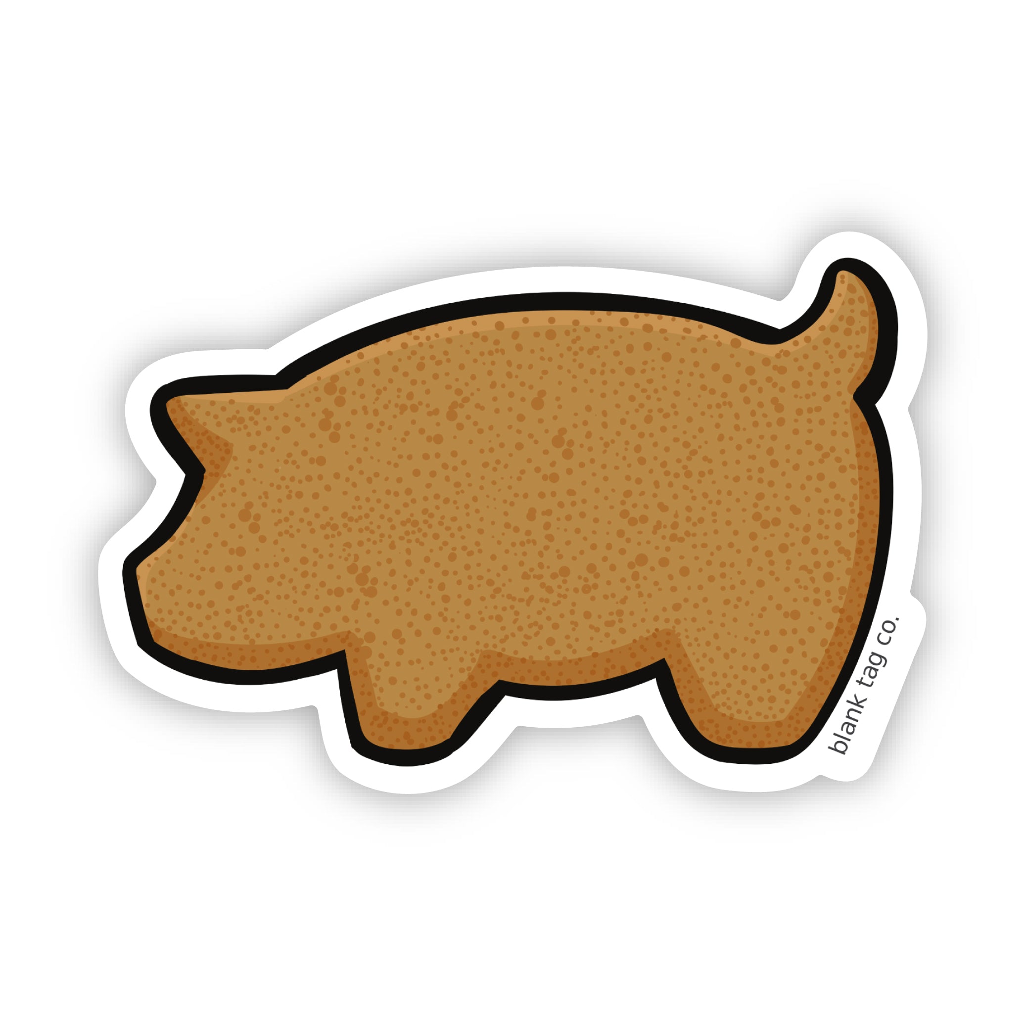 Blank Tag Co.® Waterproof Sticker - Puerquito / Marranito