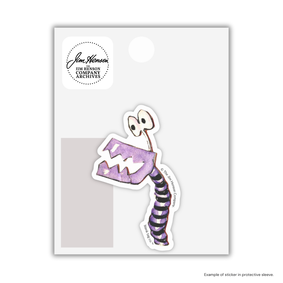 The Purple Curious Creature Sticker