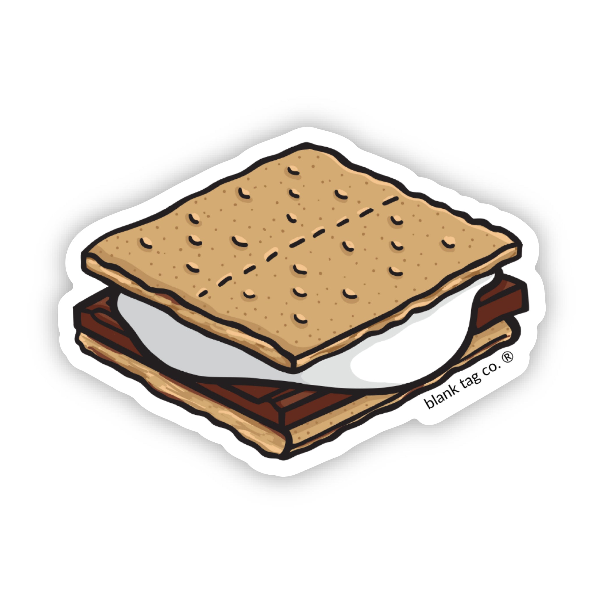 Blank Tag Co.® S'more Waterproof Sticker