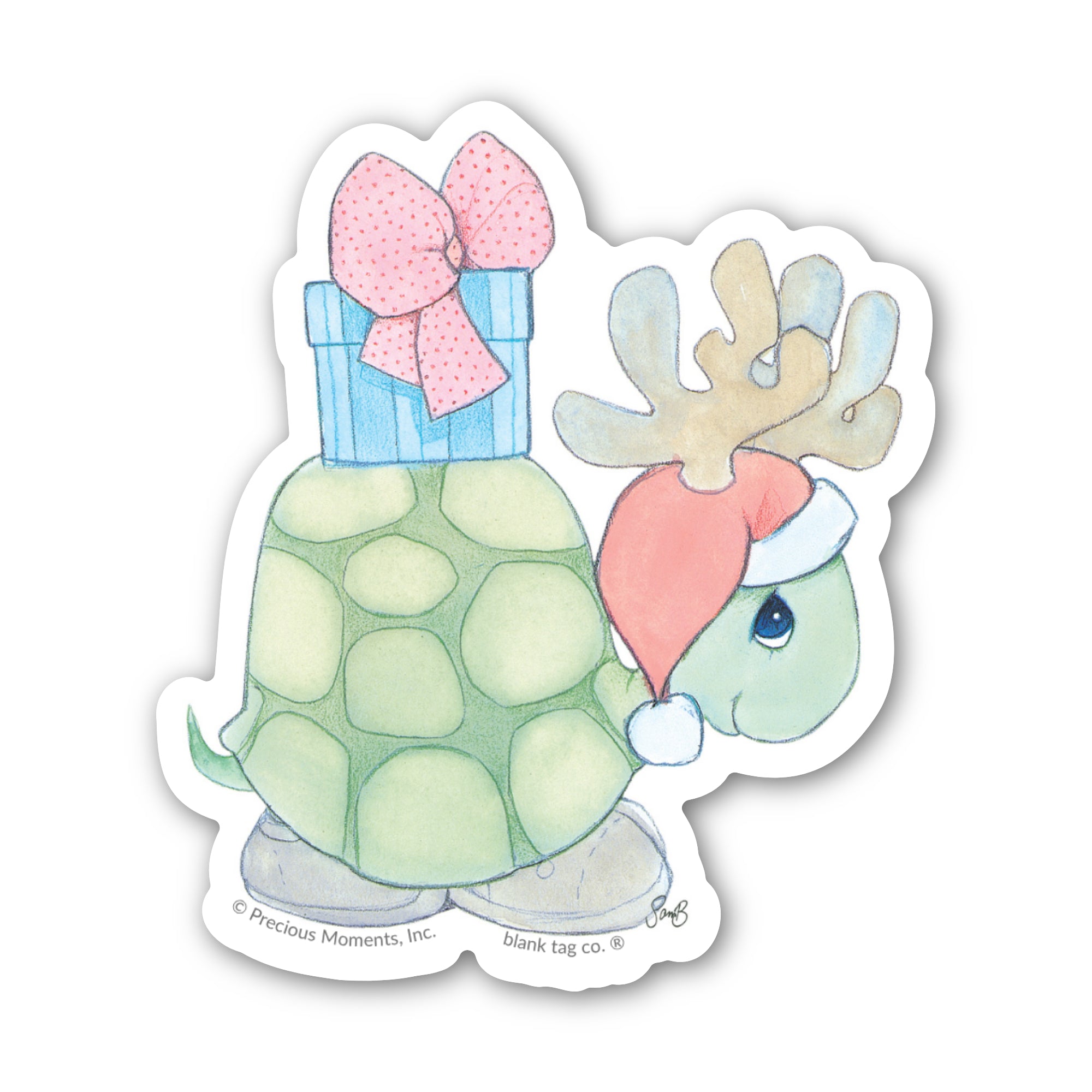 Precious Moments® Slow Down And Enjoy The Holidays Sticker