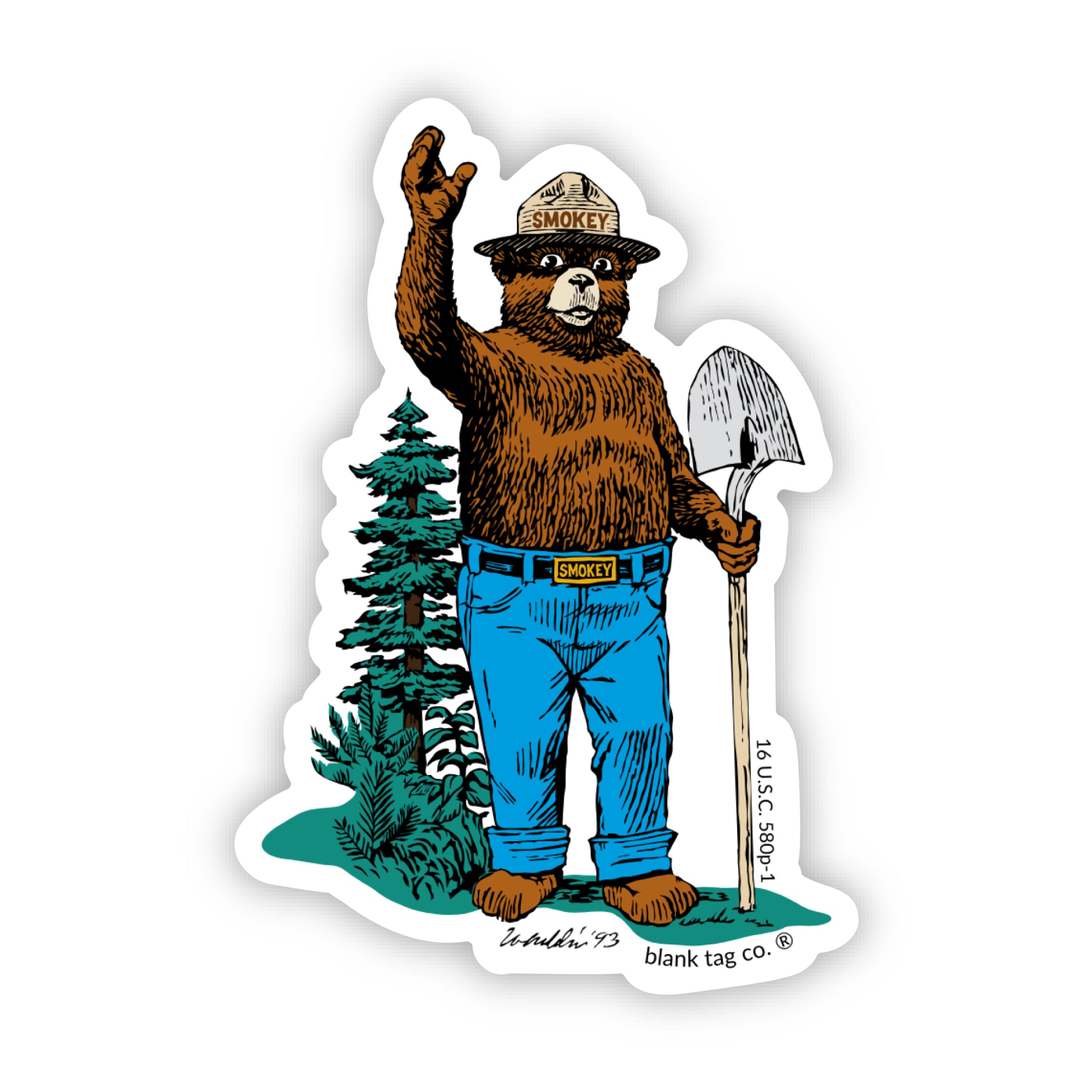 The Smokey Bear Sticker Bundle