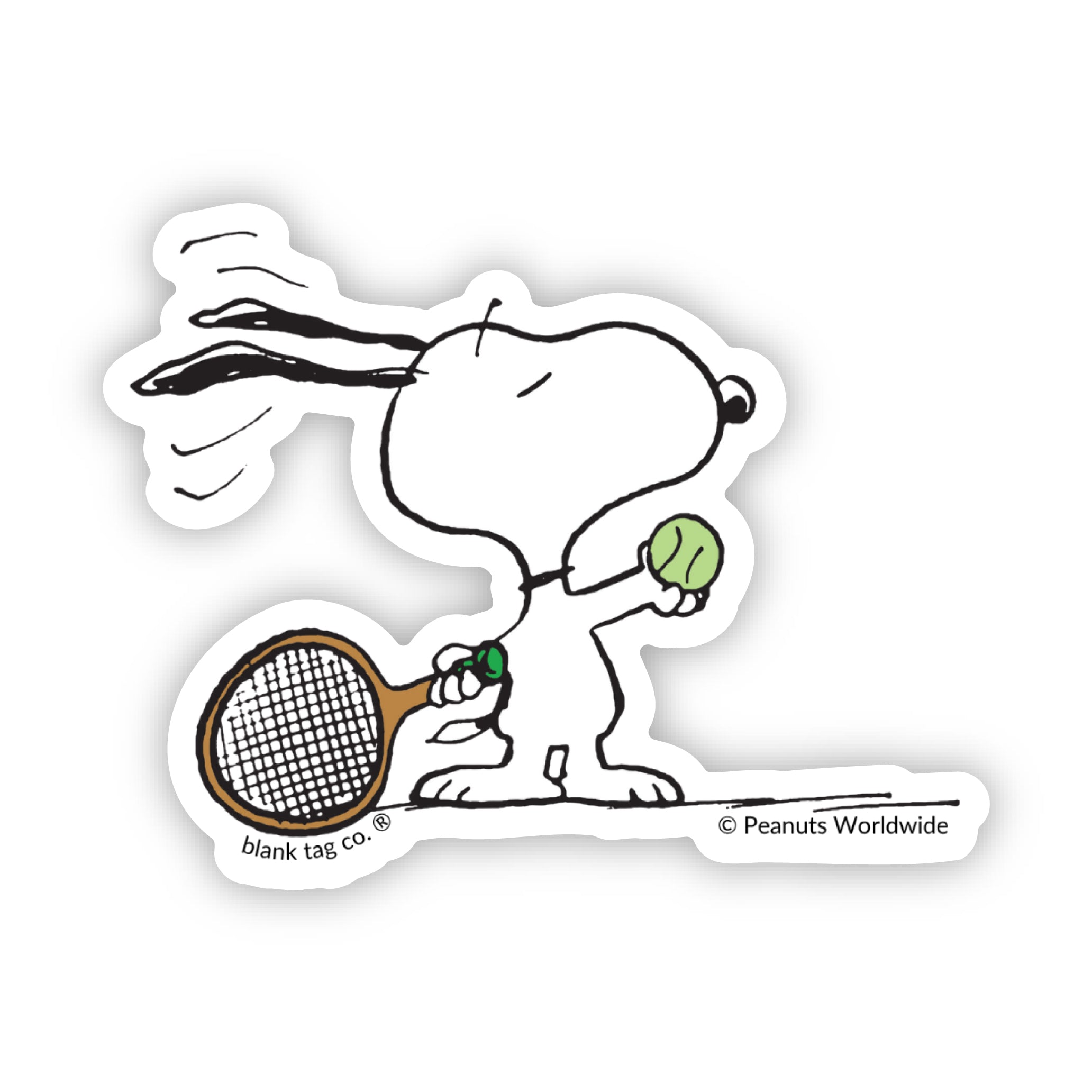 Peanuts® Snoopy Ready To Serve Waterproof Sticker