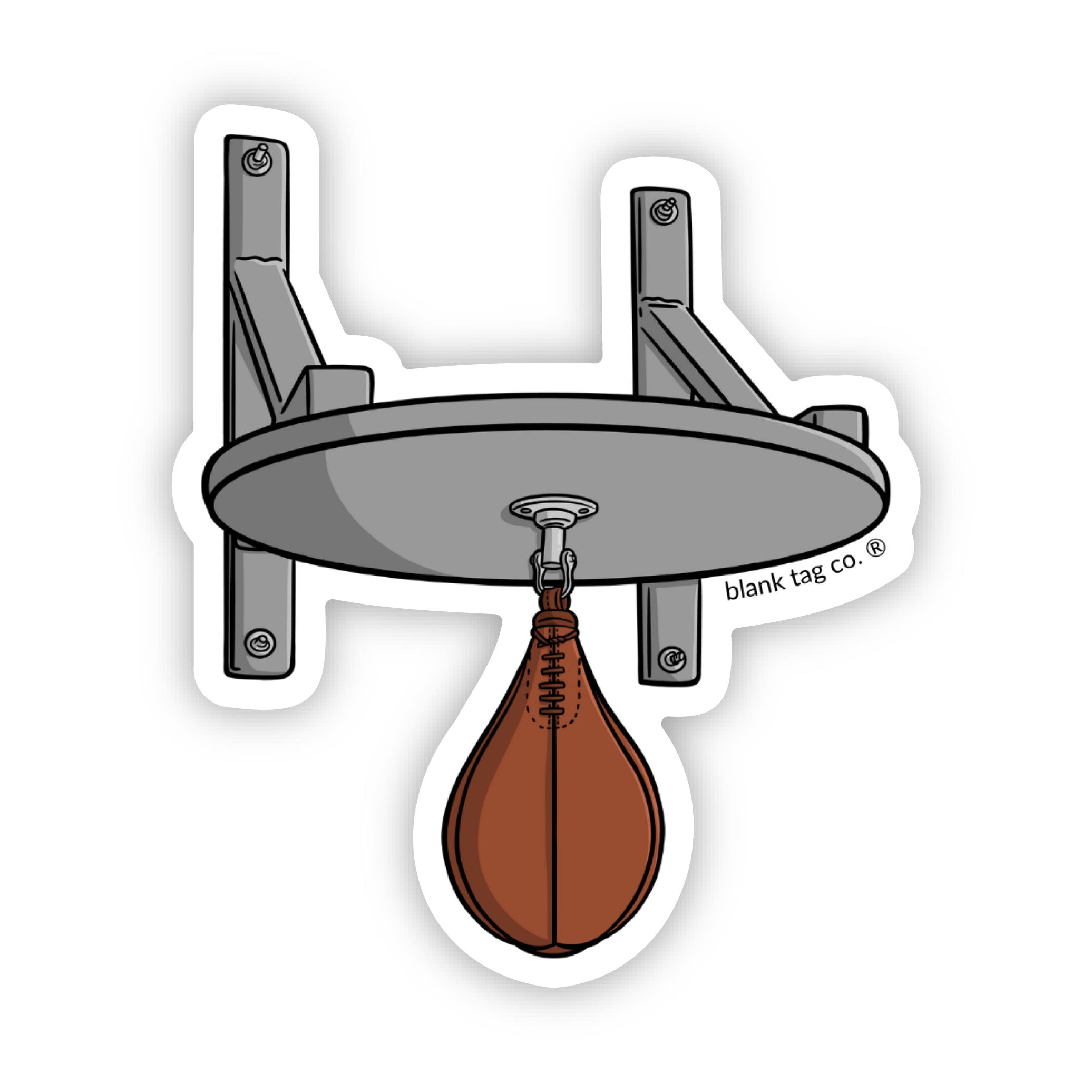 Blank Tag Co.® Speed Bag Waterproof Sticker