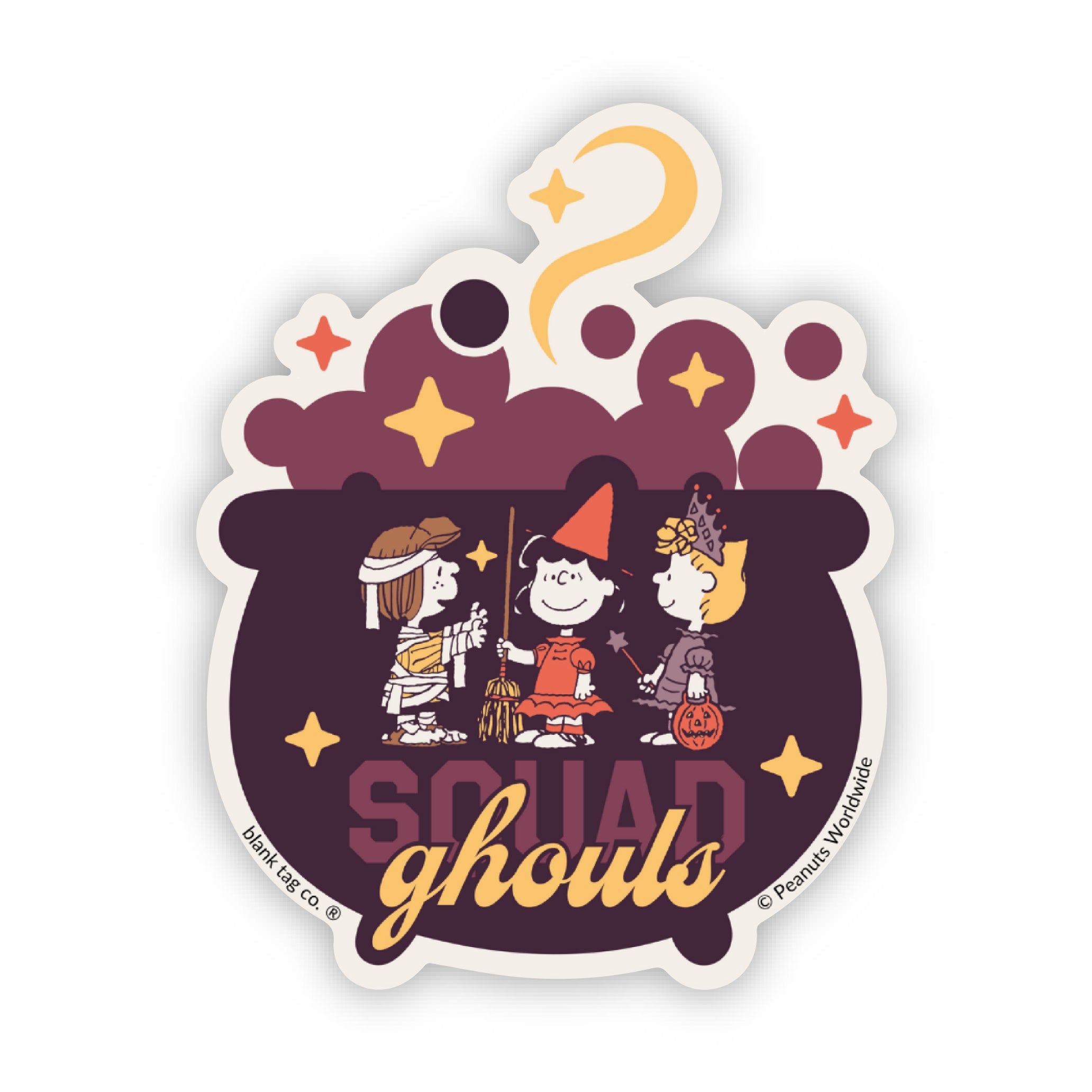 Peanuts® Squad Ghouls Waterproof Sticker