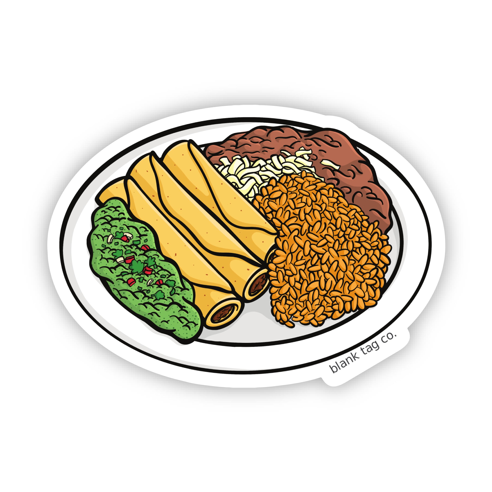 The Taquitos Sticker
