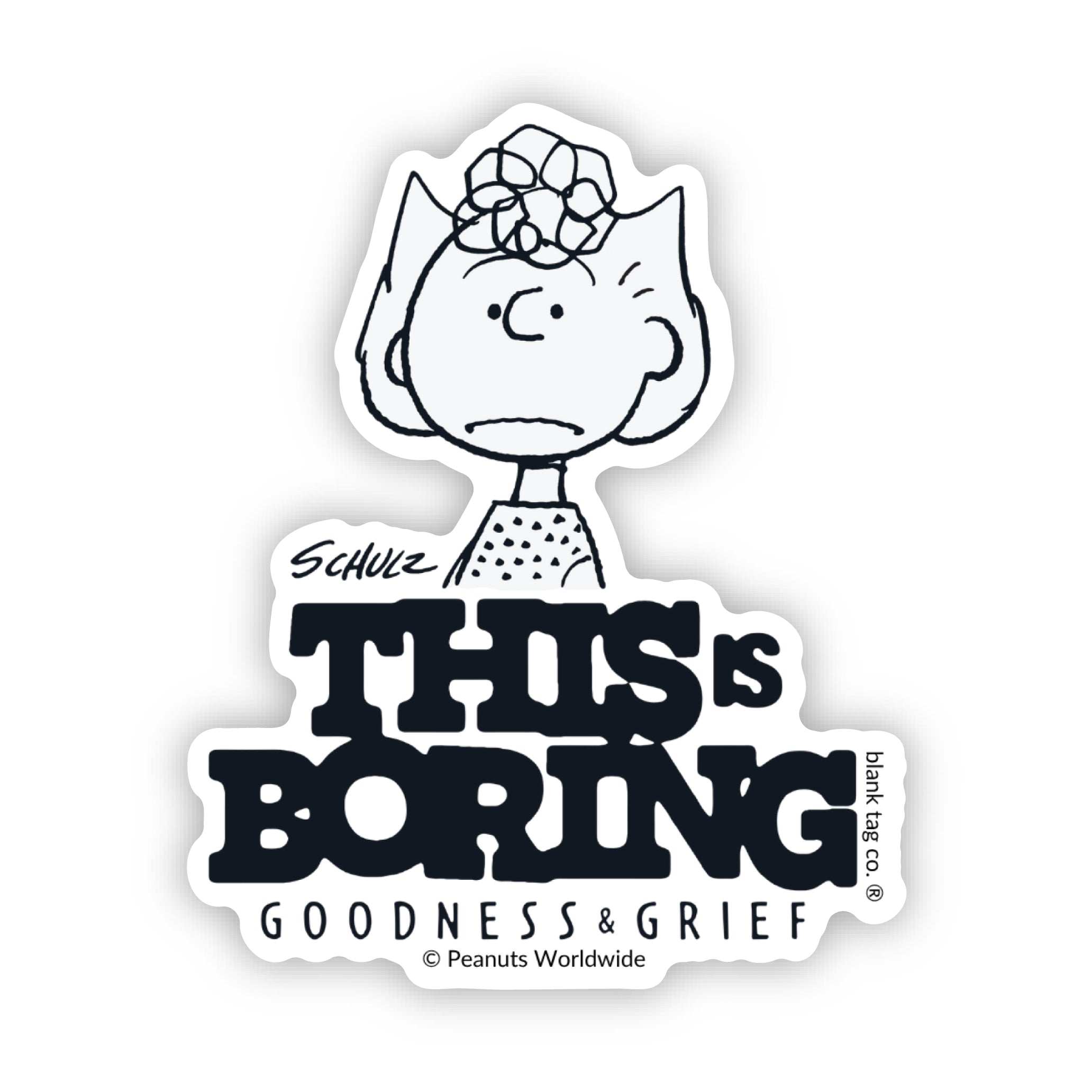 Peanuts® This Is Boring Waterproof Sticker