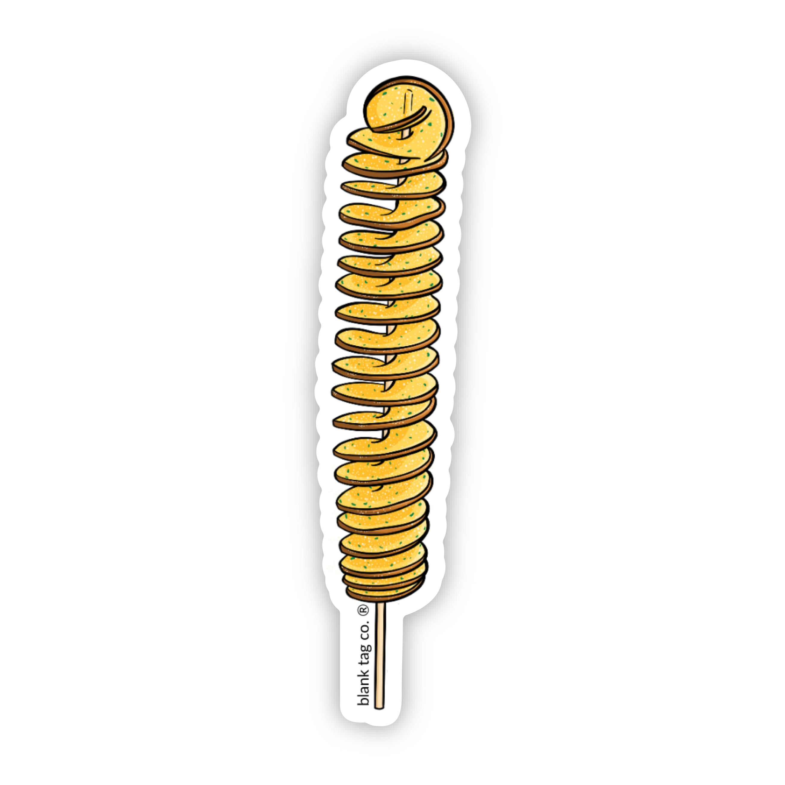Blank Tag Co.® Waterproof Sticker - Tornado Potato