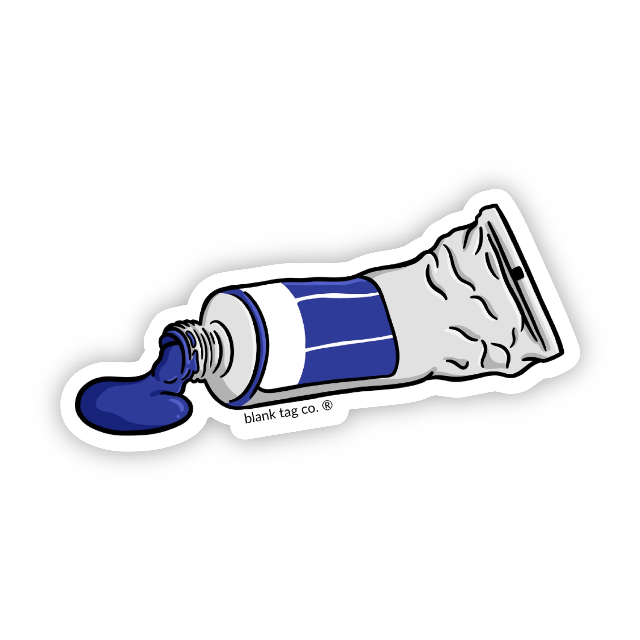 The Tube of Paint Sticker